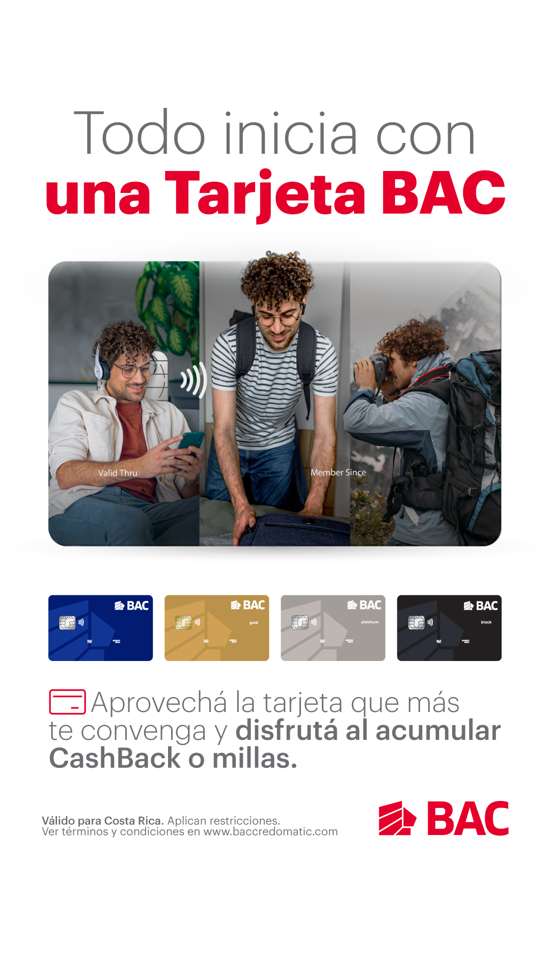 BAC Credomatic Facebook ad