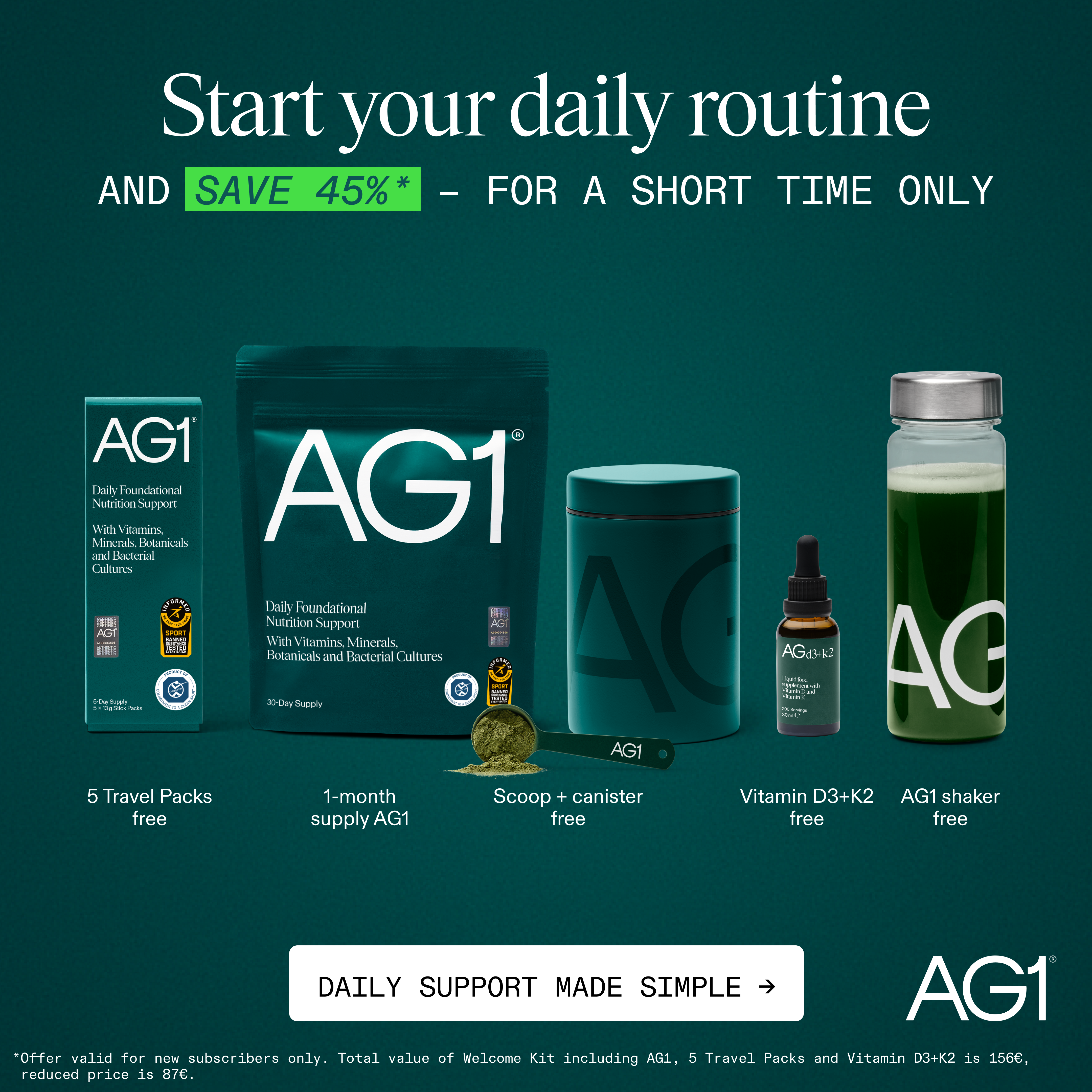 AG1 by Athletic Greens Facebook ad