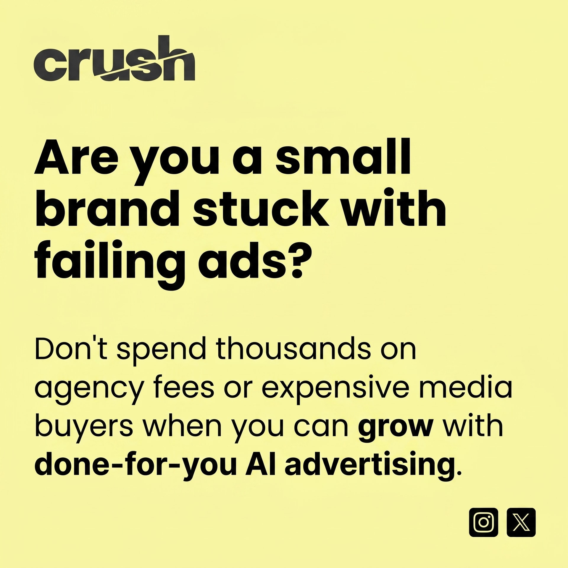 trycrush.ai Facebook ad