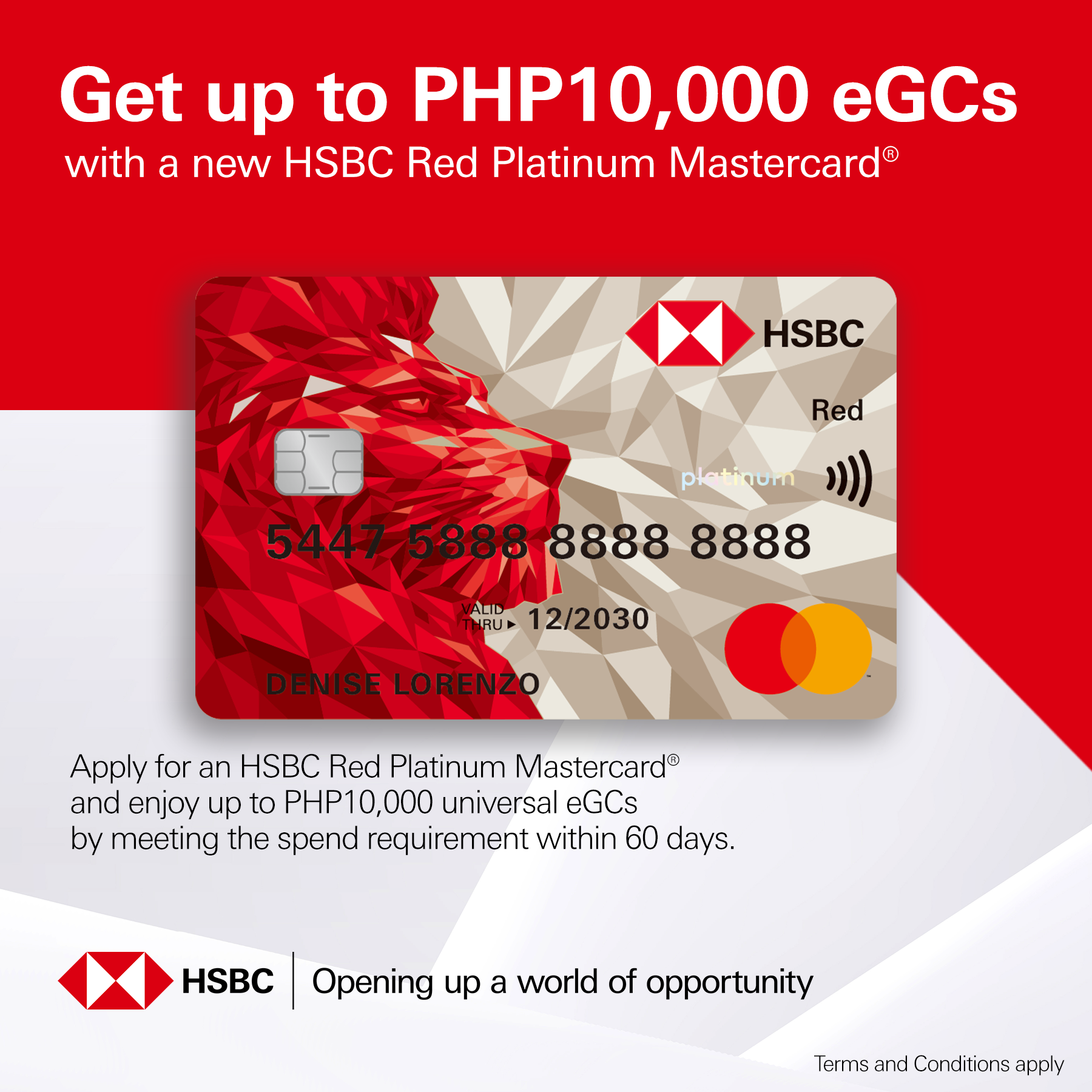 HSBC Facebook ad