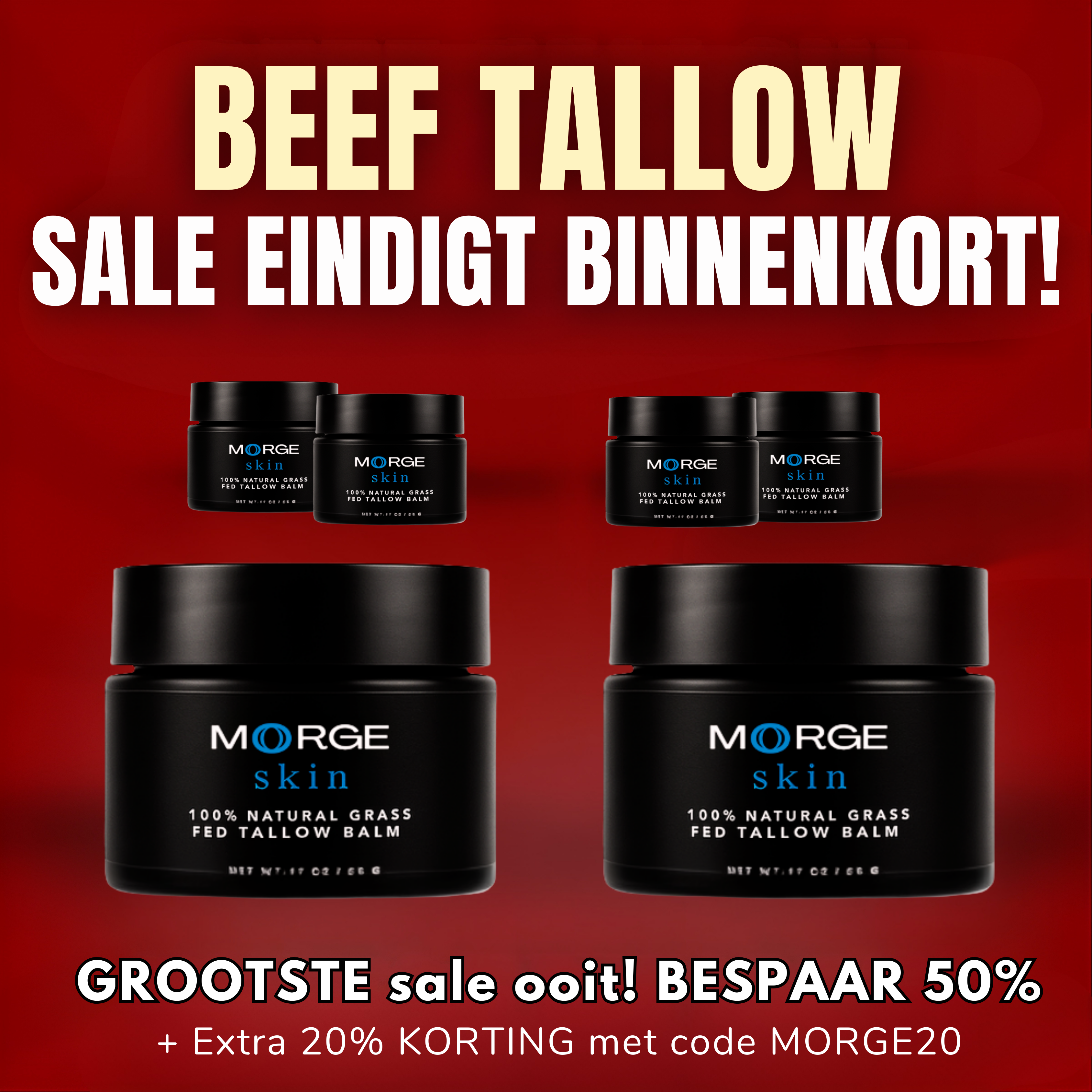 Morge Facebook ad: Sterkere, aantrekkelijkere huid