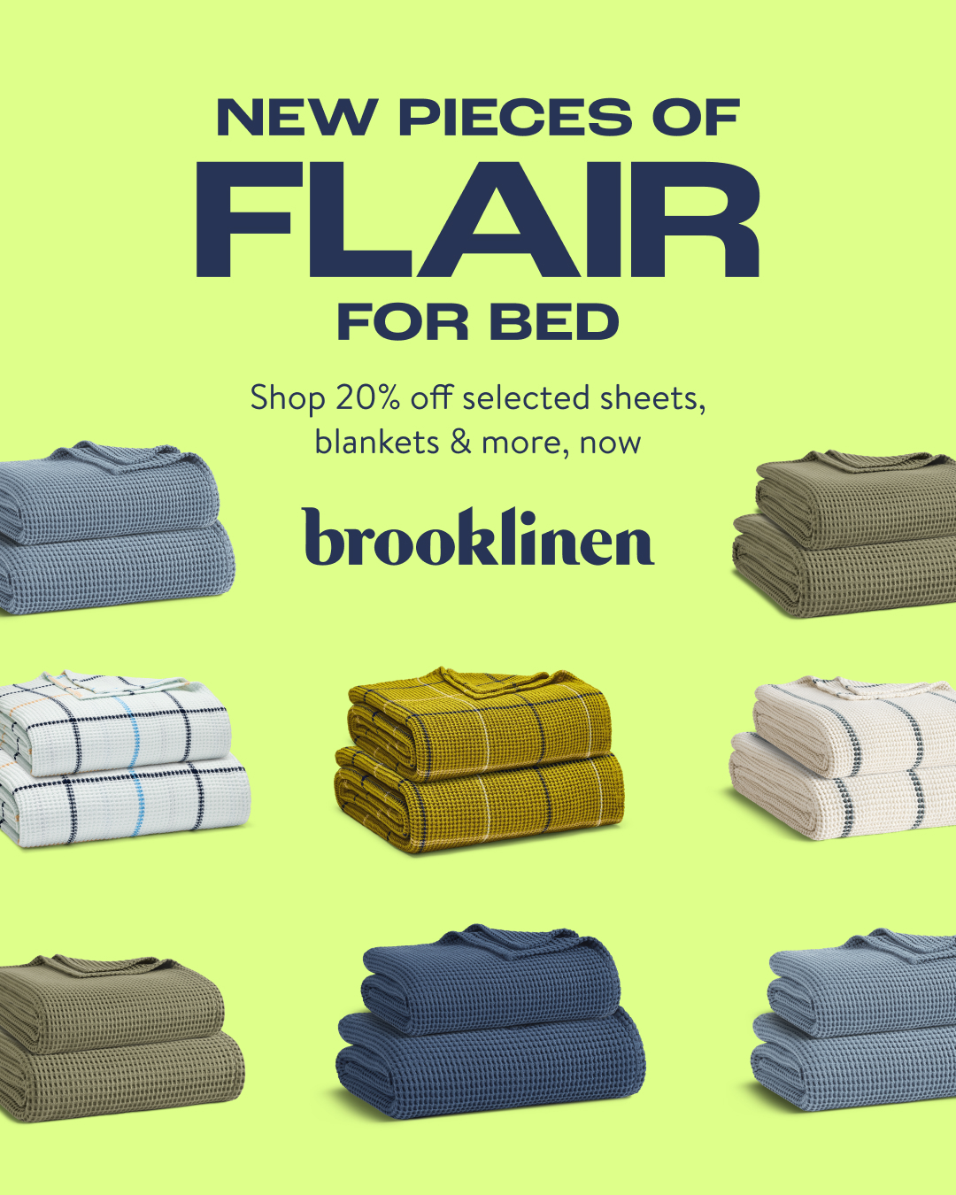 Brooklinen Facebook ad