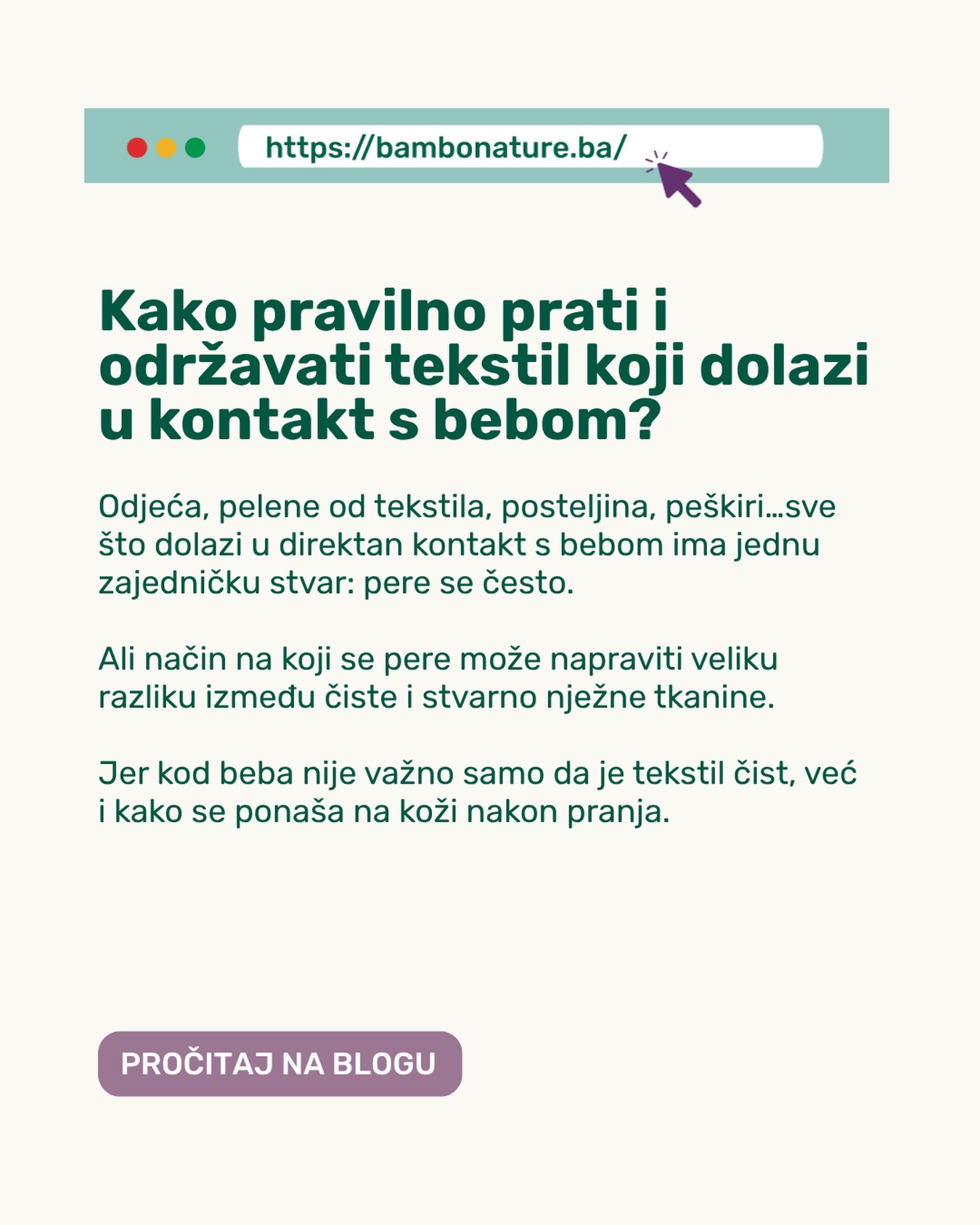 Bambo Nature BiH Facebook ad