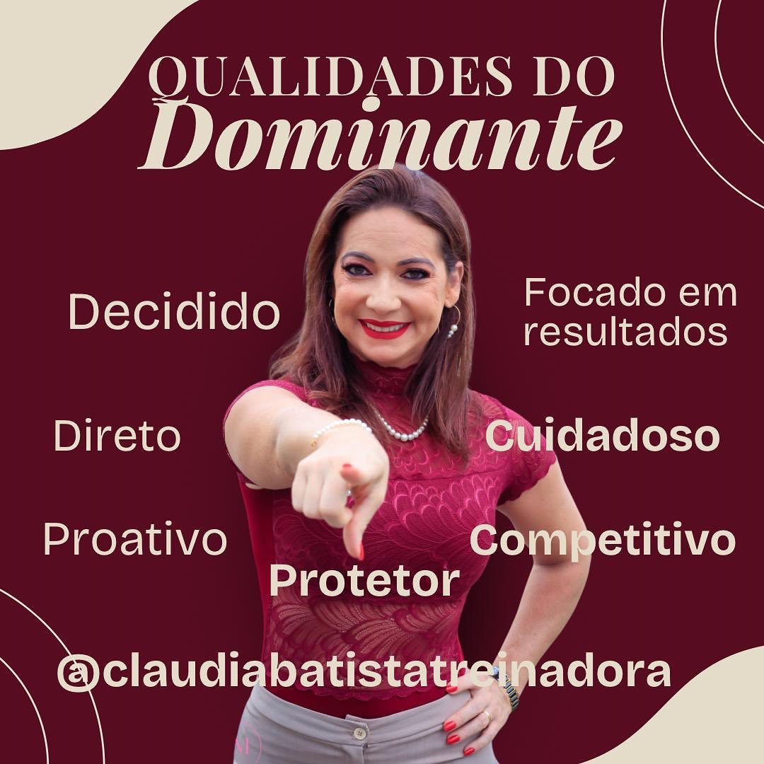 claudiabatistatreinadora Facebook ad: O foco do PERFIL DOMINANTE está no RESULTADO…