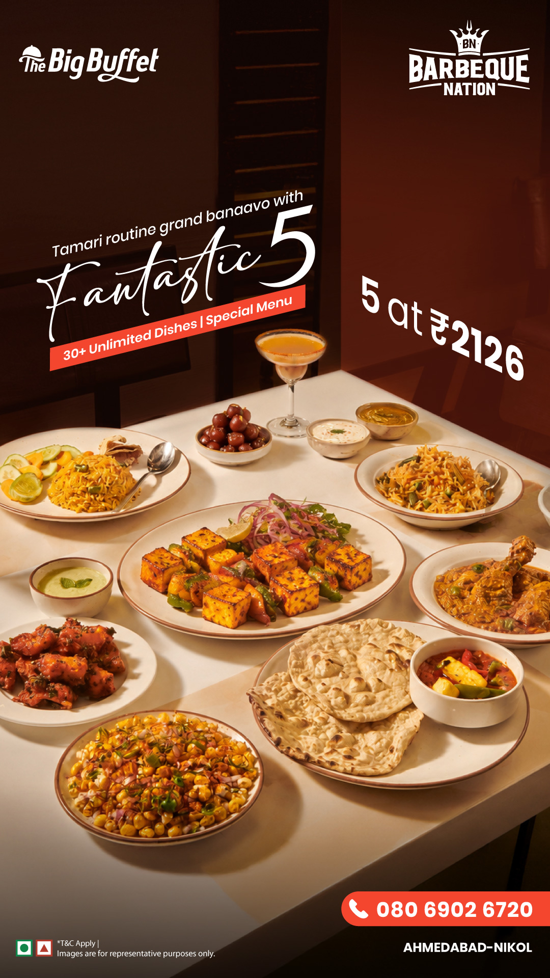 Barbeque Nation Facebook ad