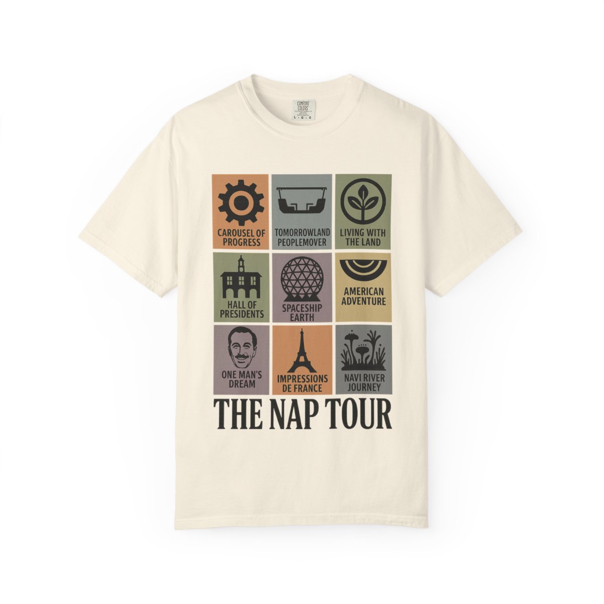 The Parksman Facebook ad: We make subtle Disney Parks T-shirts for men.