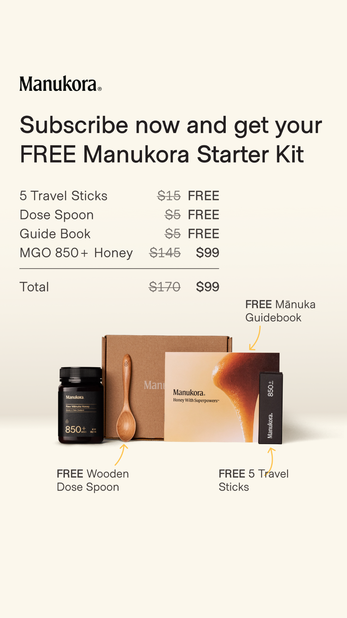 Manukora Facebook ad
