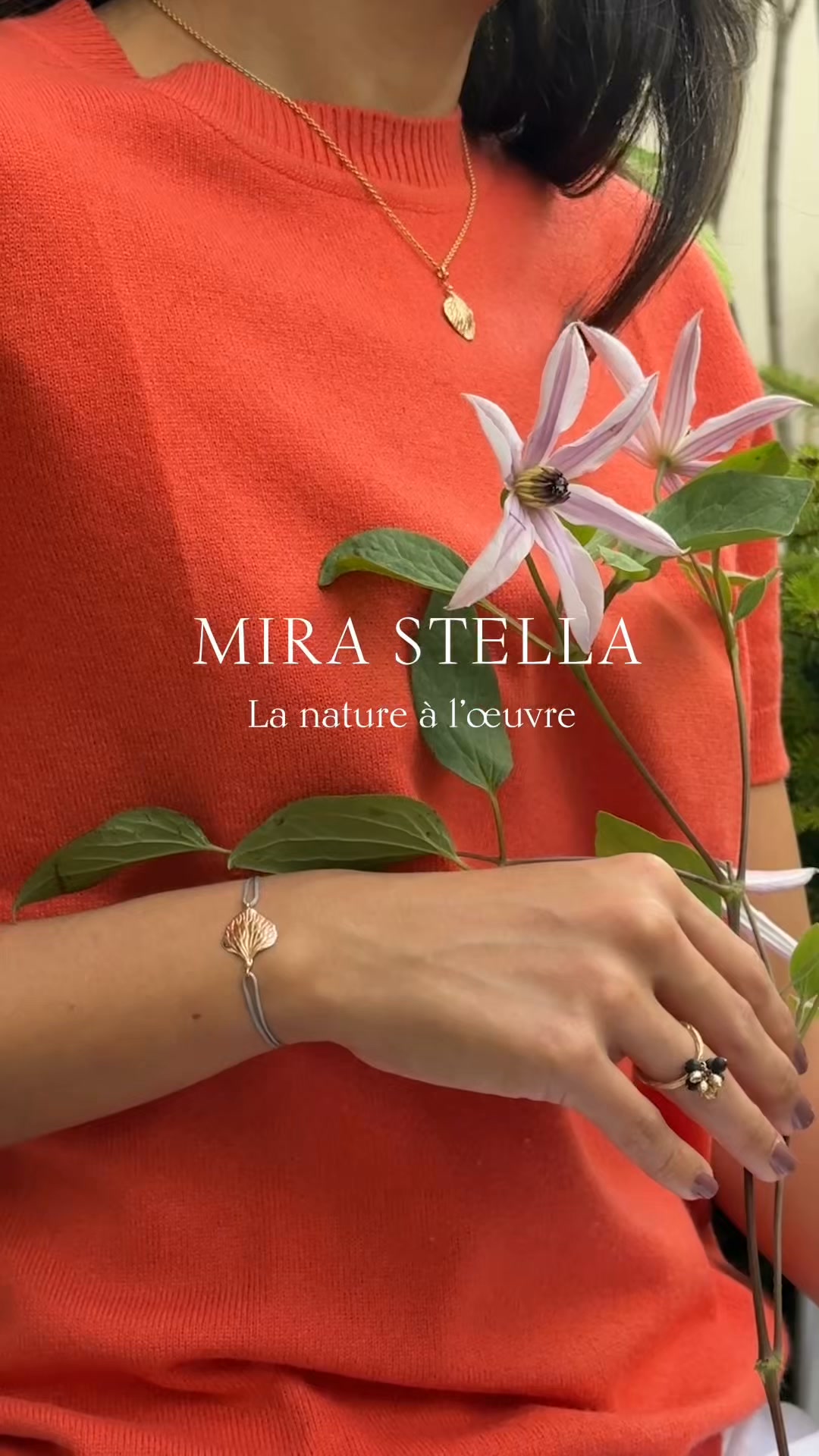 Mira Stella Jewellery Facebook ad: Wear a Piece of Nature