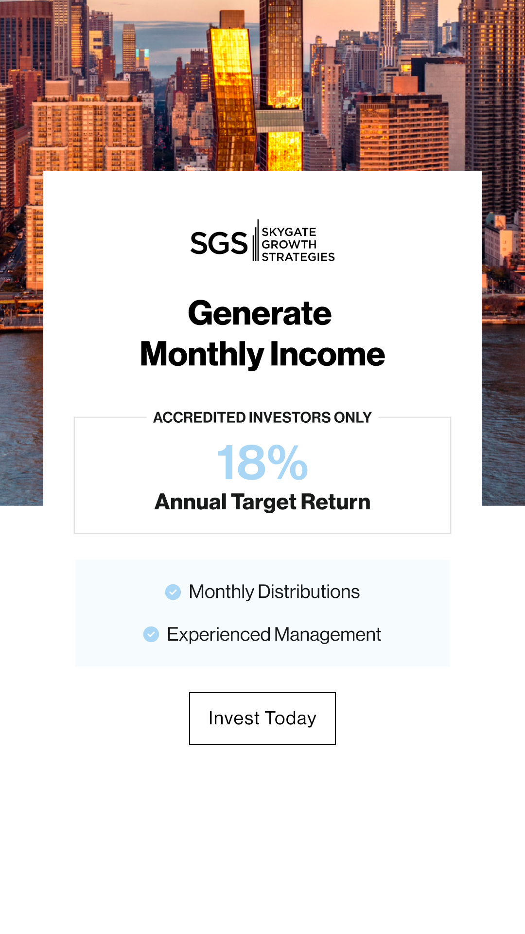 Skygate Growth Strategies Facebook ad