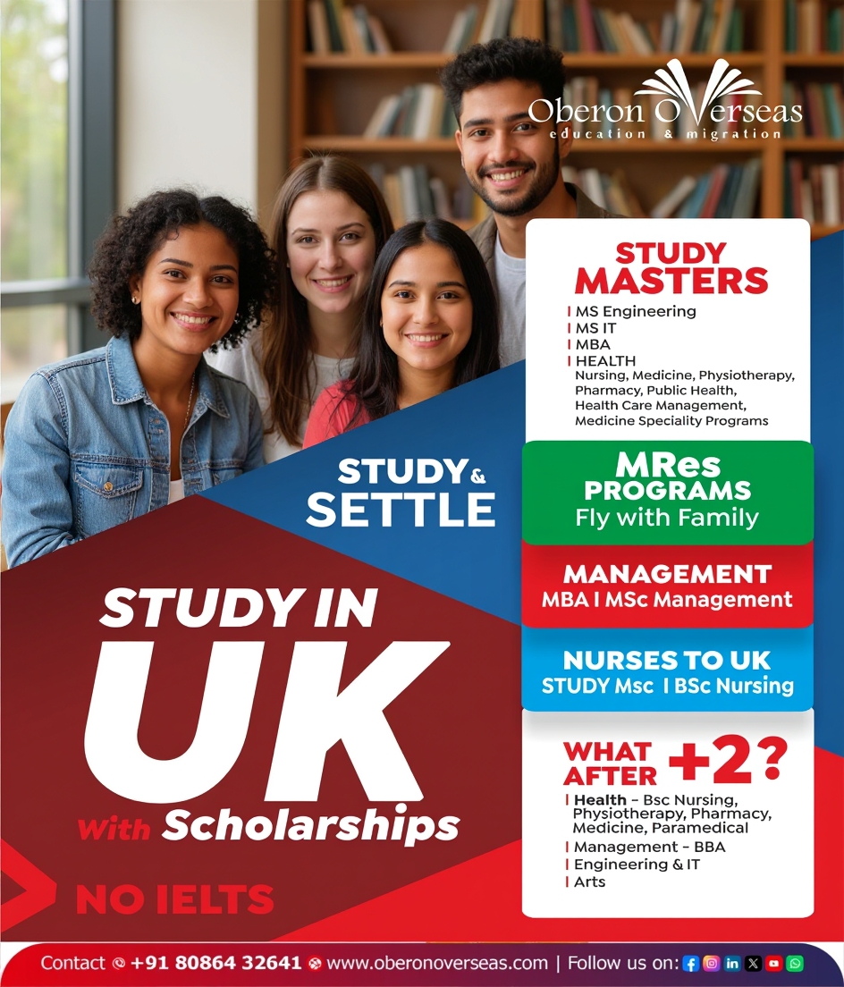 Oberon Overseas Education and Migration Consultants (P) Ltd Facebook ad