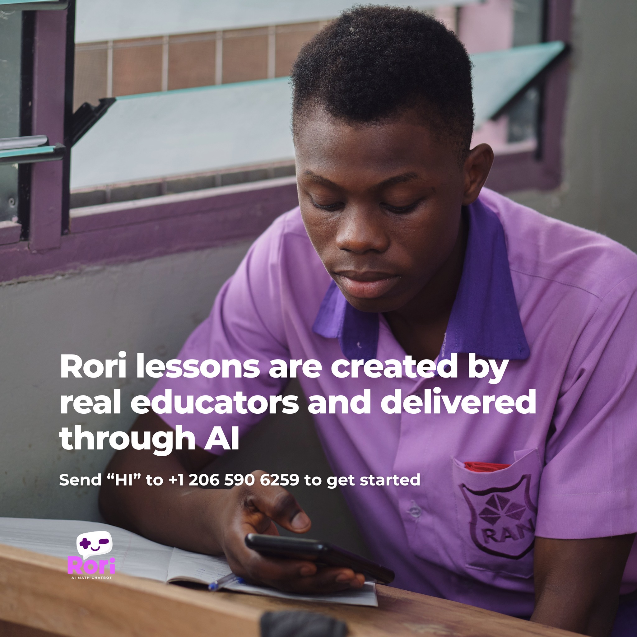 Rori Facebook ad: Not all AI learning tools are the same