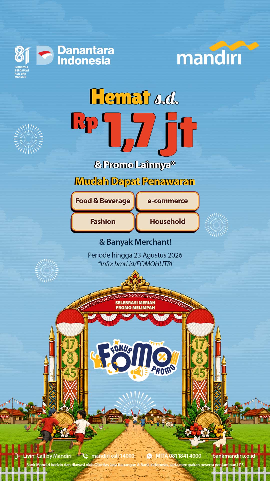 Bank Mandiri Facebook ad