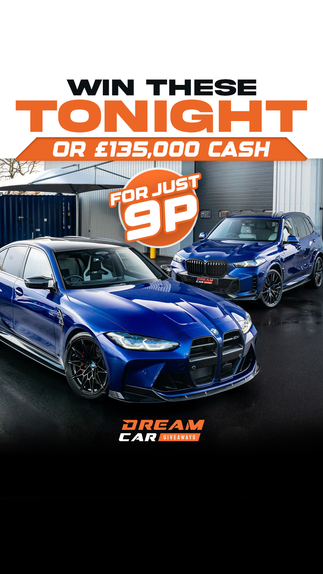Dream Car Giveaways Facebook ad