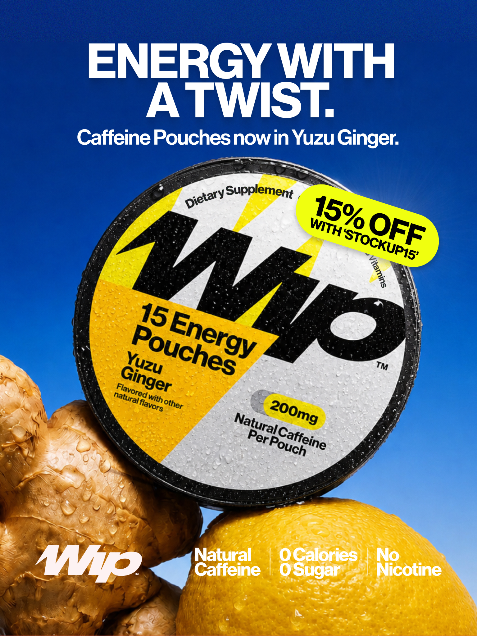 Wip Energy Facebook ad: Running low? Restock your favorites today and save…