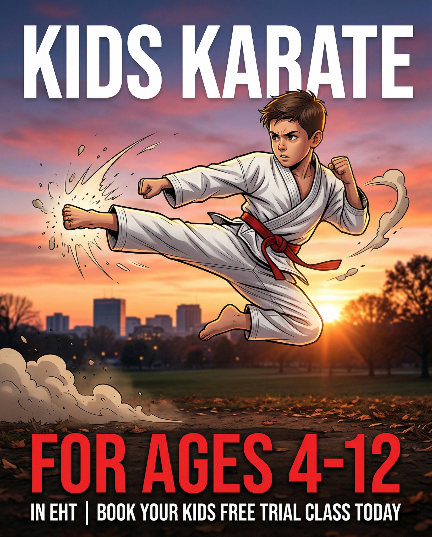 Modesto's Karate Academies -Egg Harbor Township, NJ Facebook ad: Free Kids Karate Class in Egg Harbor Township
