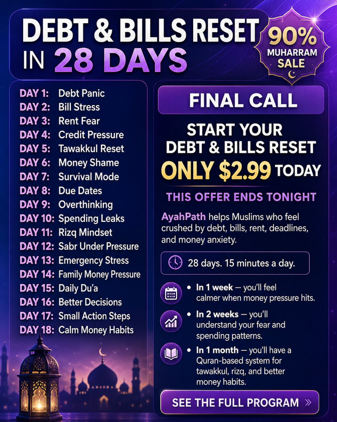 Imam Advice Daily Facebook ad
