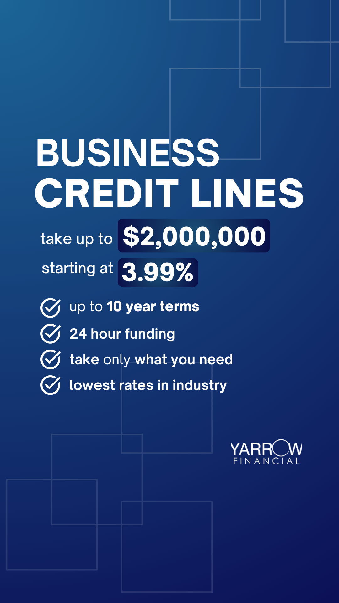 Yarrow Financial Facebook ad