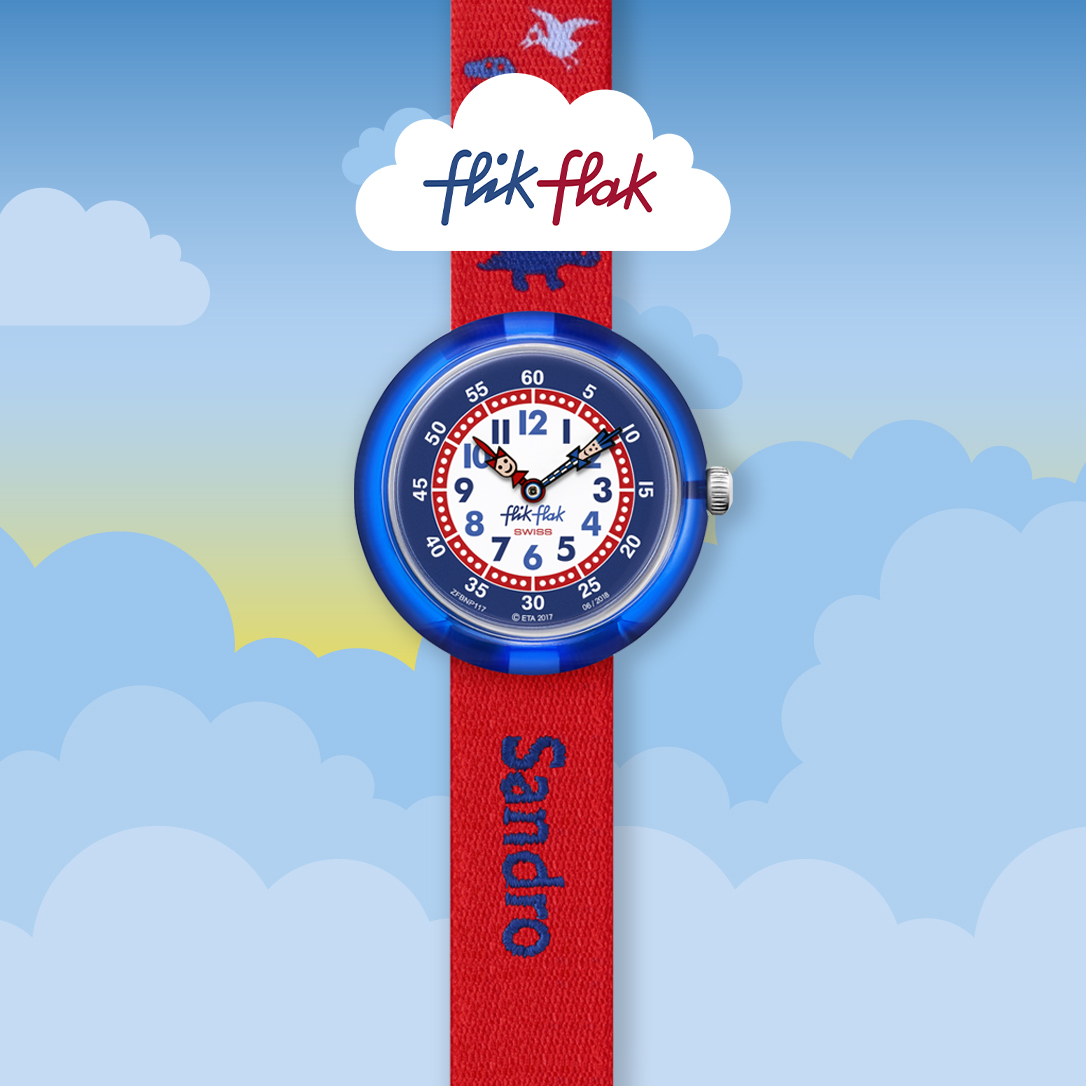 Flik Flak Facebook ad: Montres personnalisées!