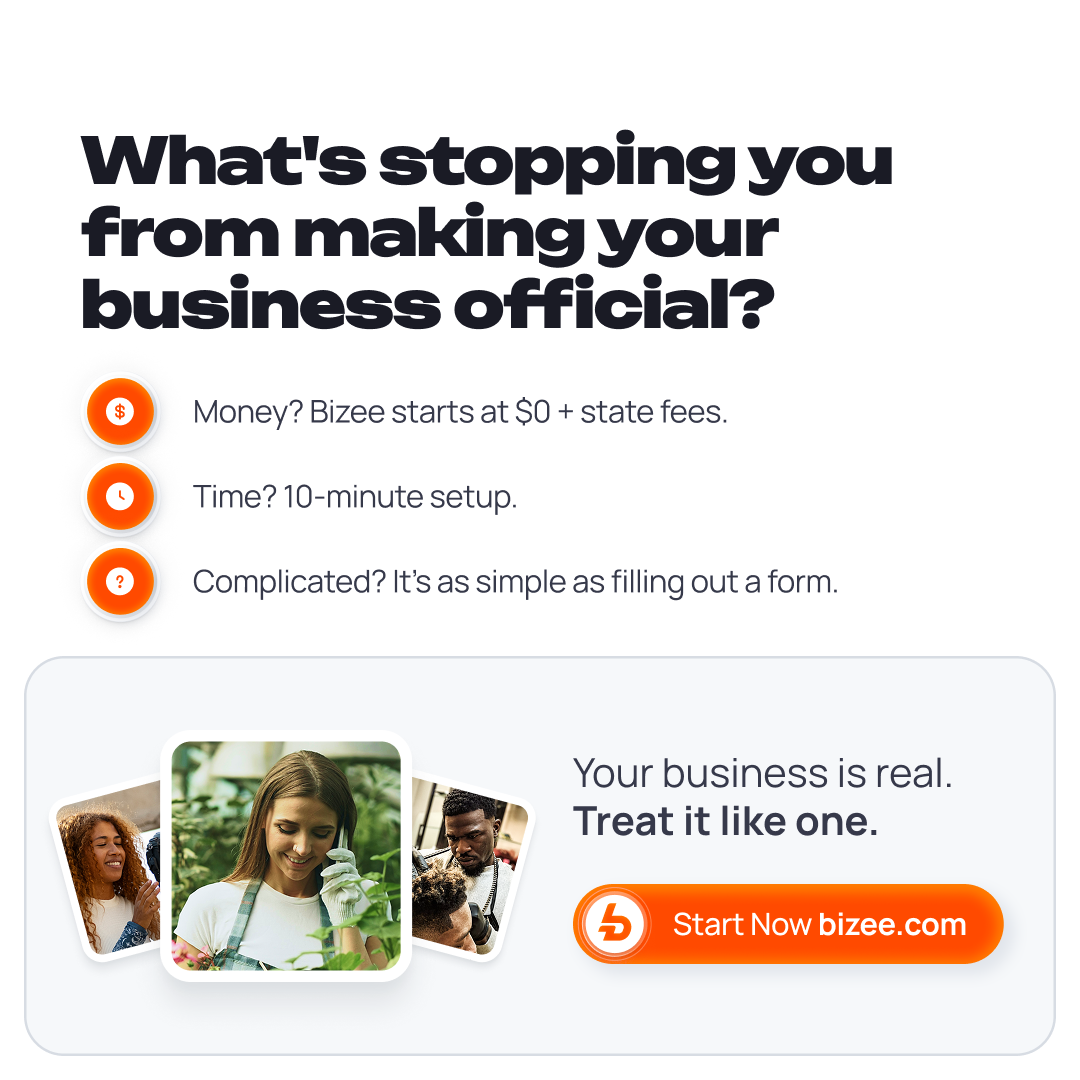 Bizee Facebook ad