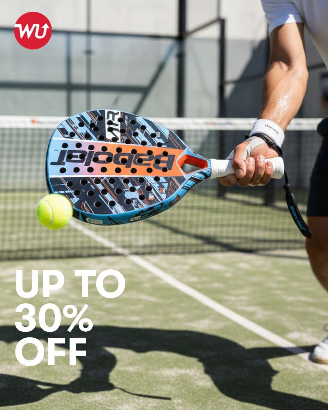 WayUp Sports Facebook ad: Up to 30% OFF