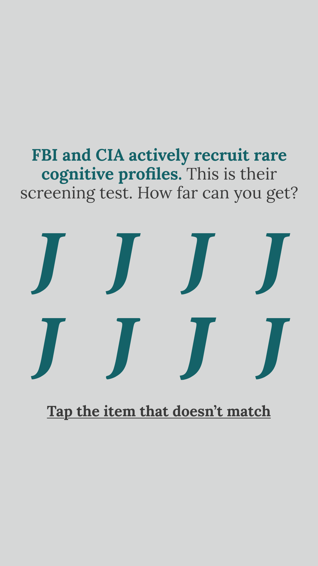 Brain Health Check Facebook ad