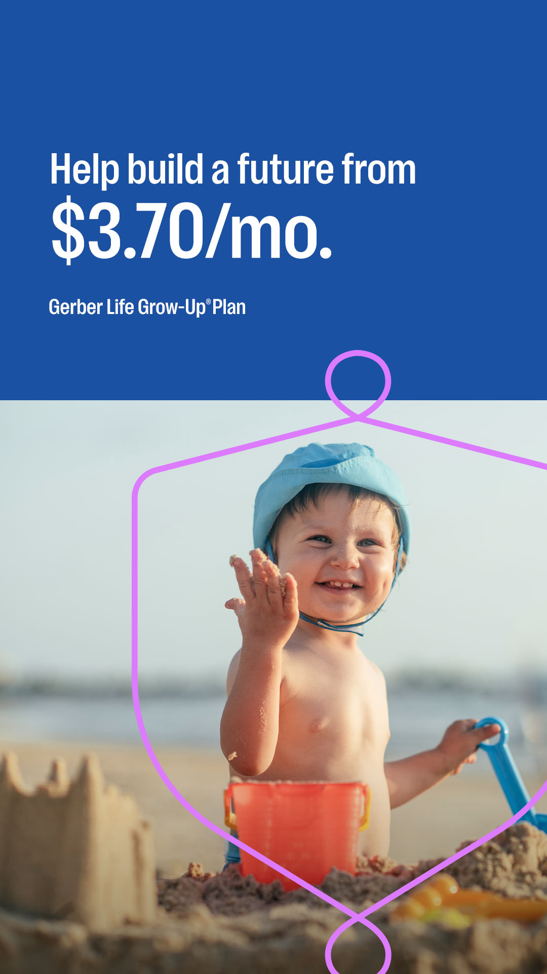 Gerber Life Facebook ad