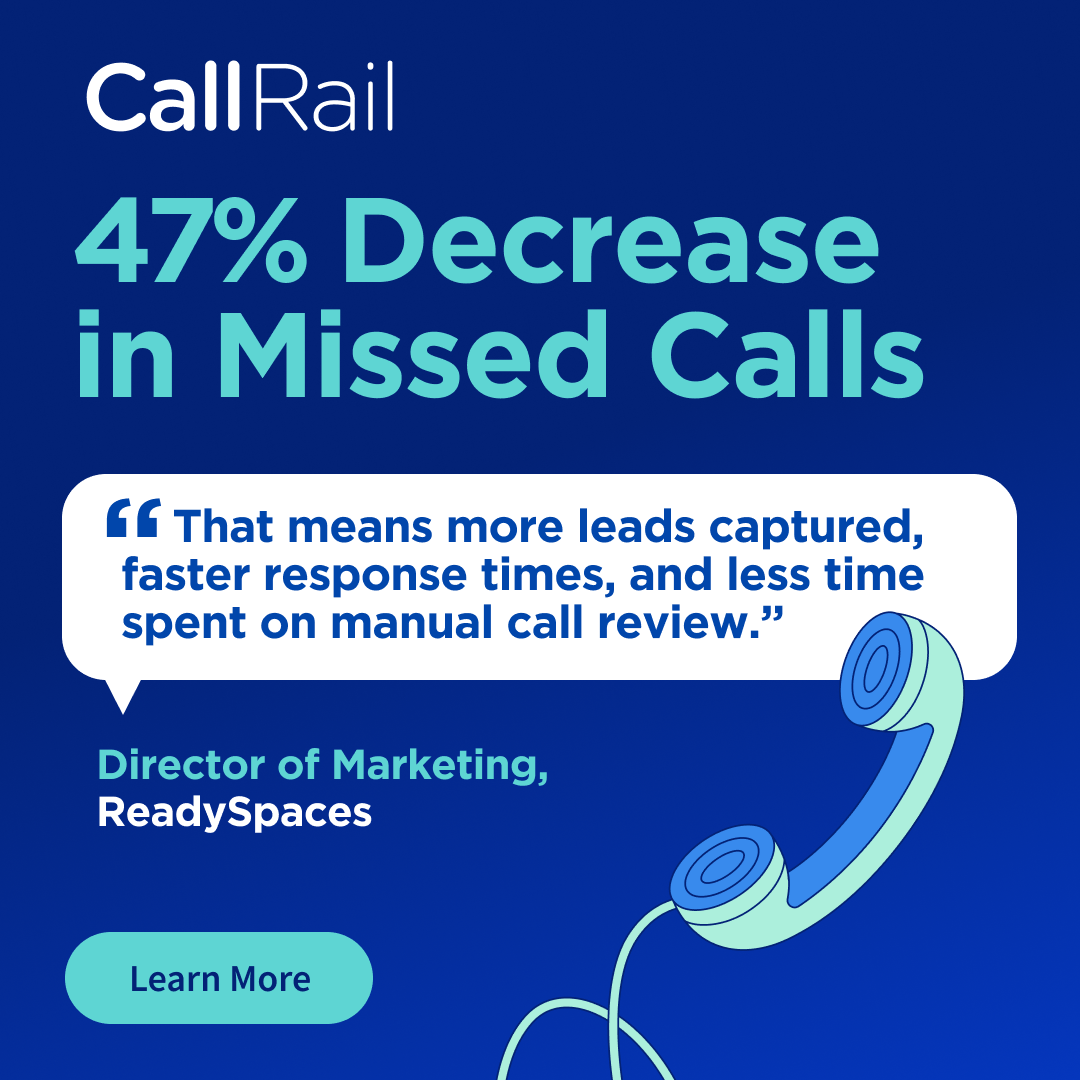 CallRail Facebook ad