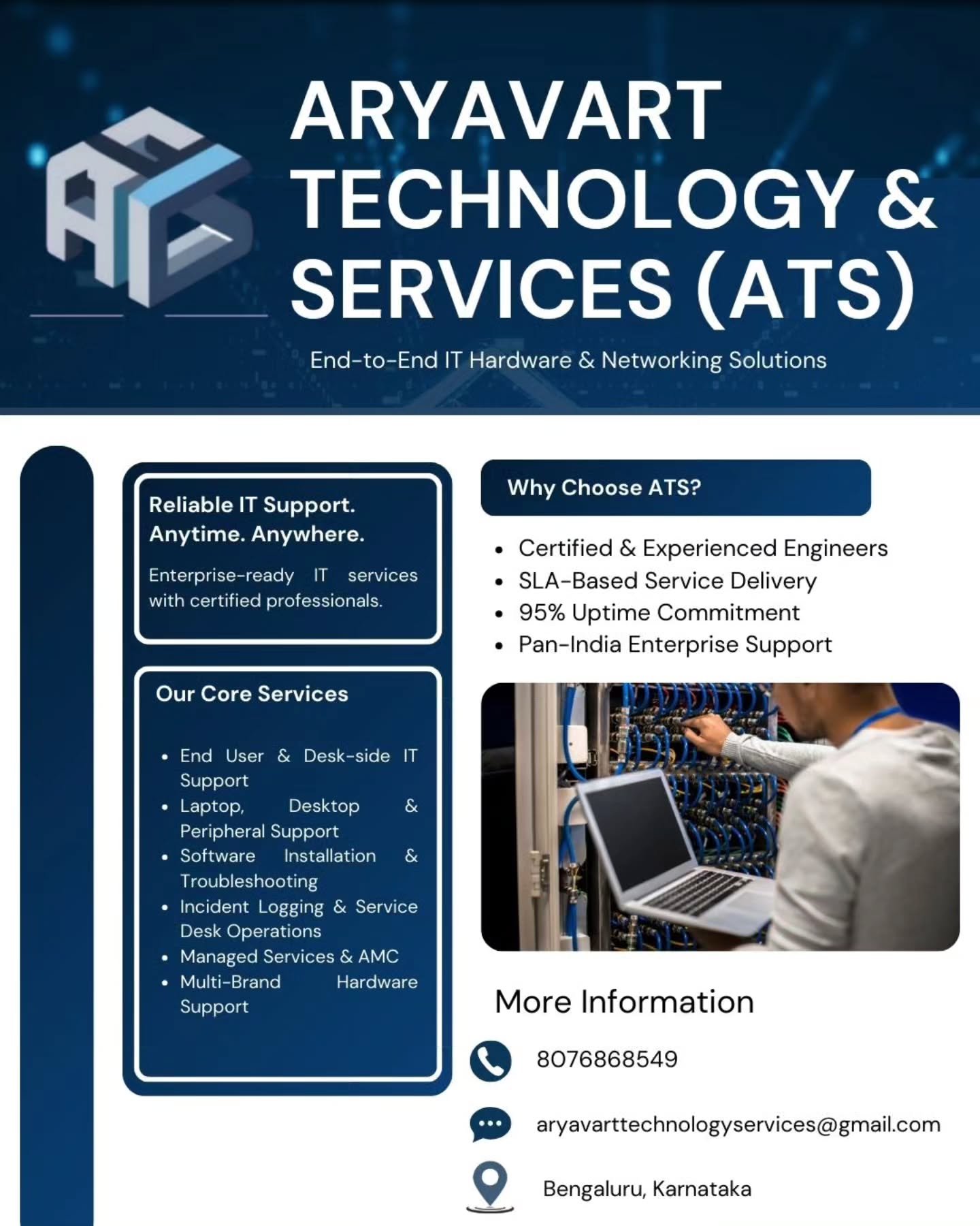 Aryavart Technology Facebook ad: Launch Your IT Career in Just 60 Days!