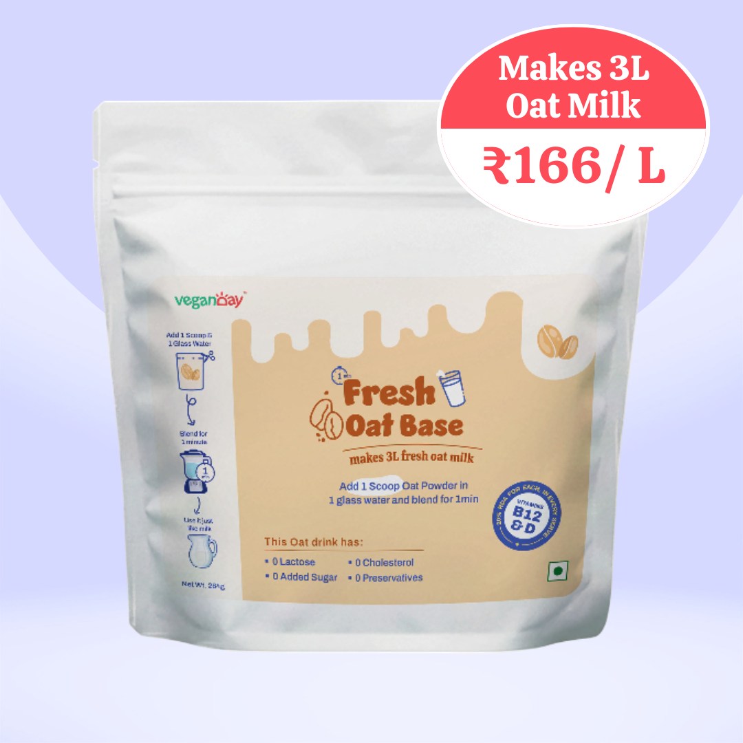 VeganDay Facebook ad: Upgrade to VeganDay milk bases and premixes