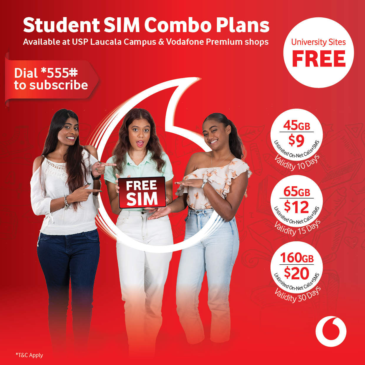 Vodafone Fiji Facebook ad