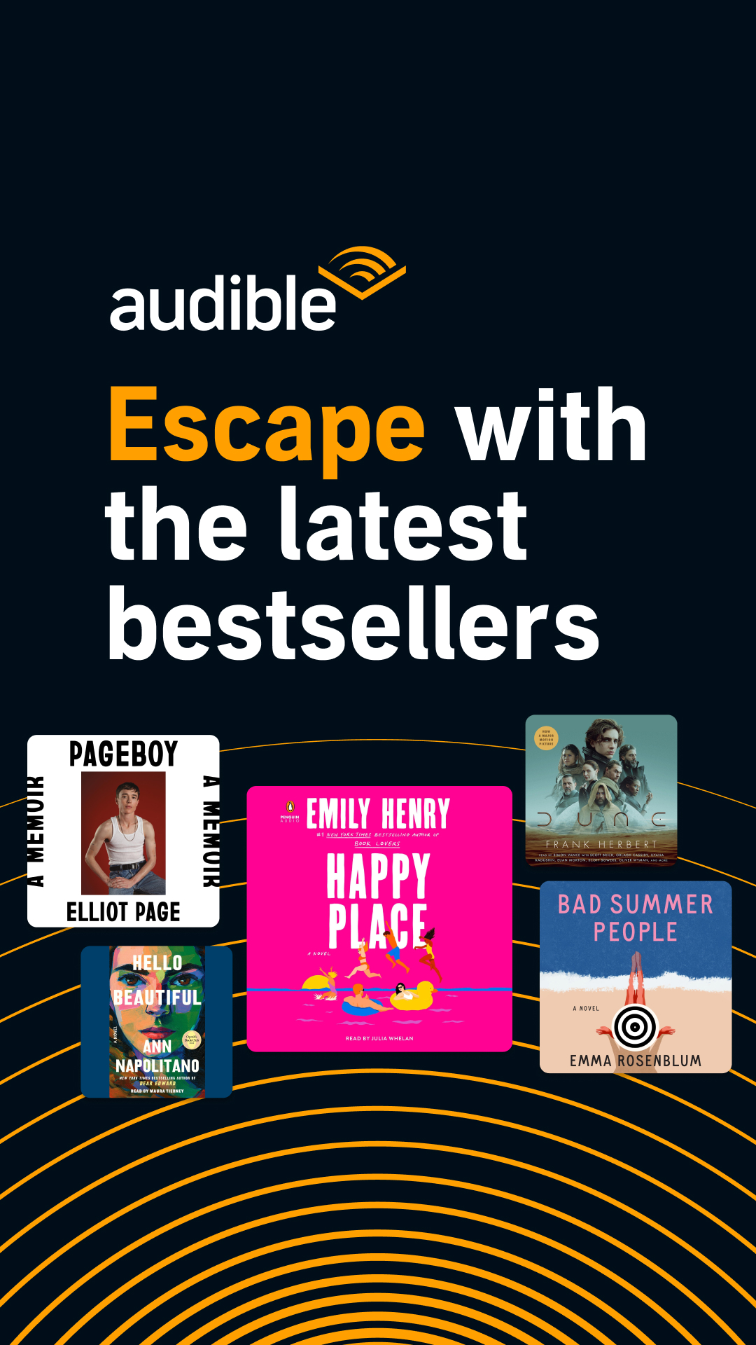Audible Facebook ad