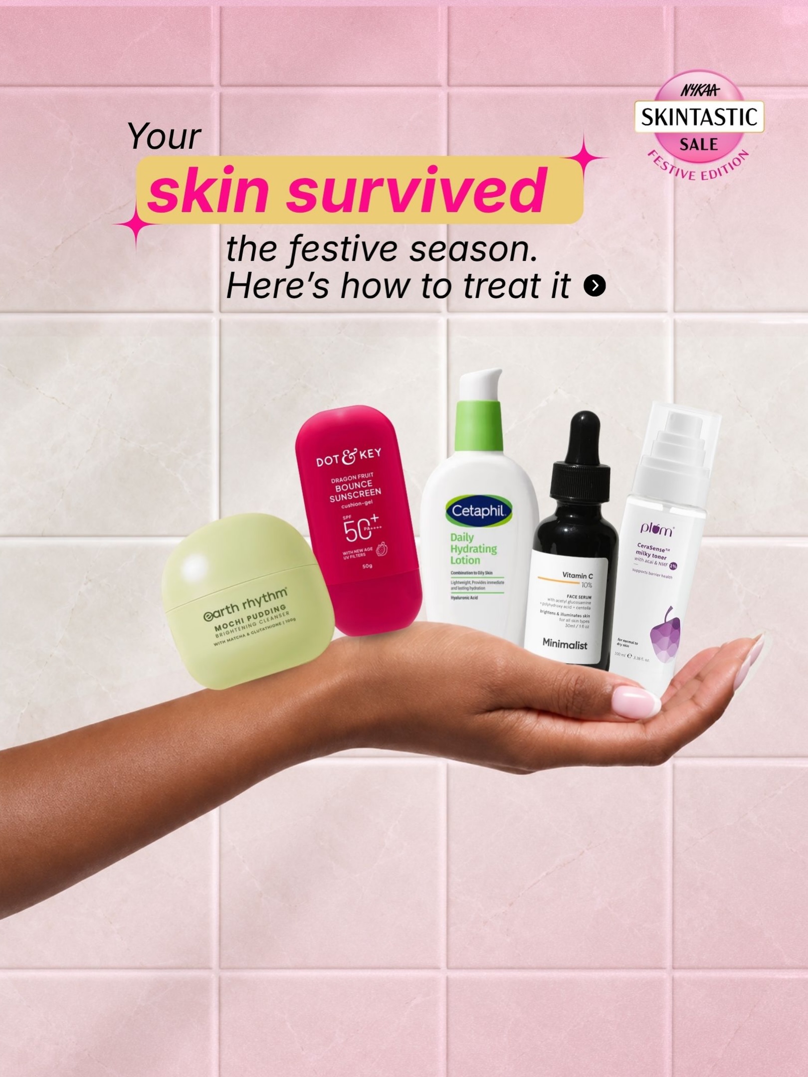 Nykaa Facebook ad: All that festive fun calls for a little…