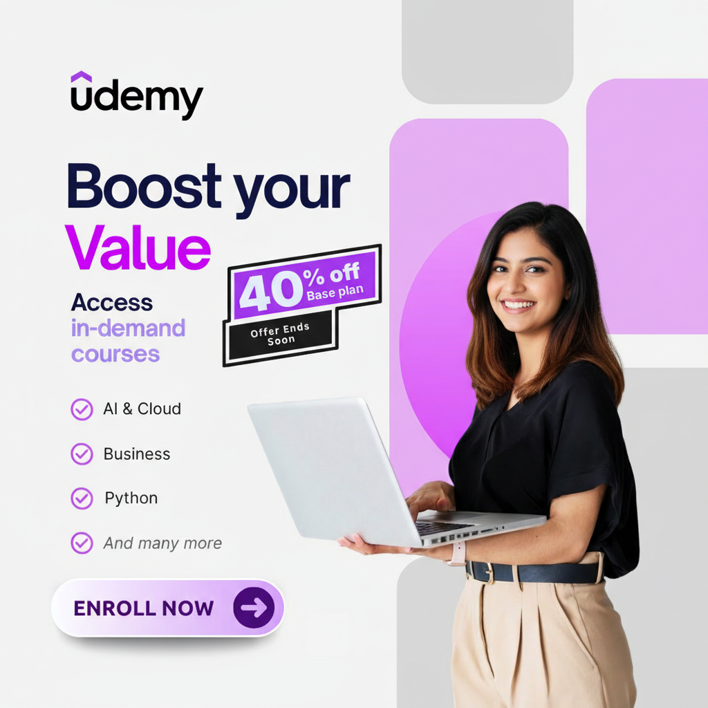 Udemy Facebook ad