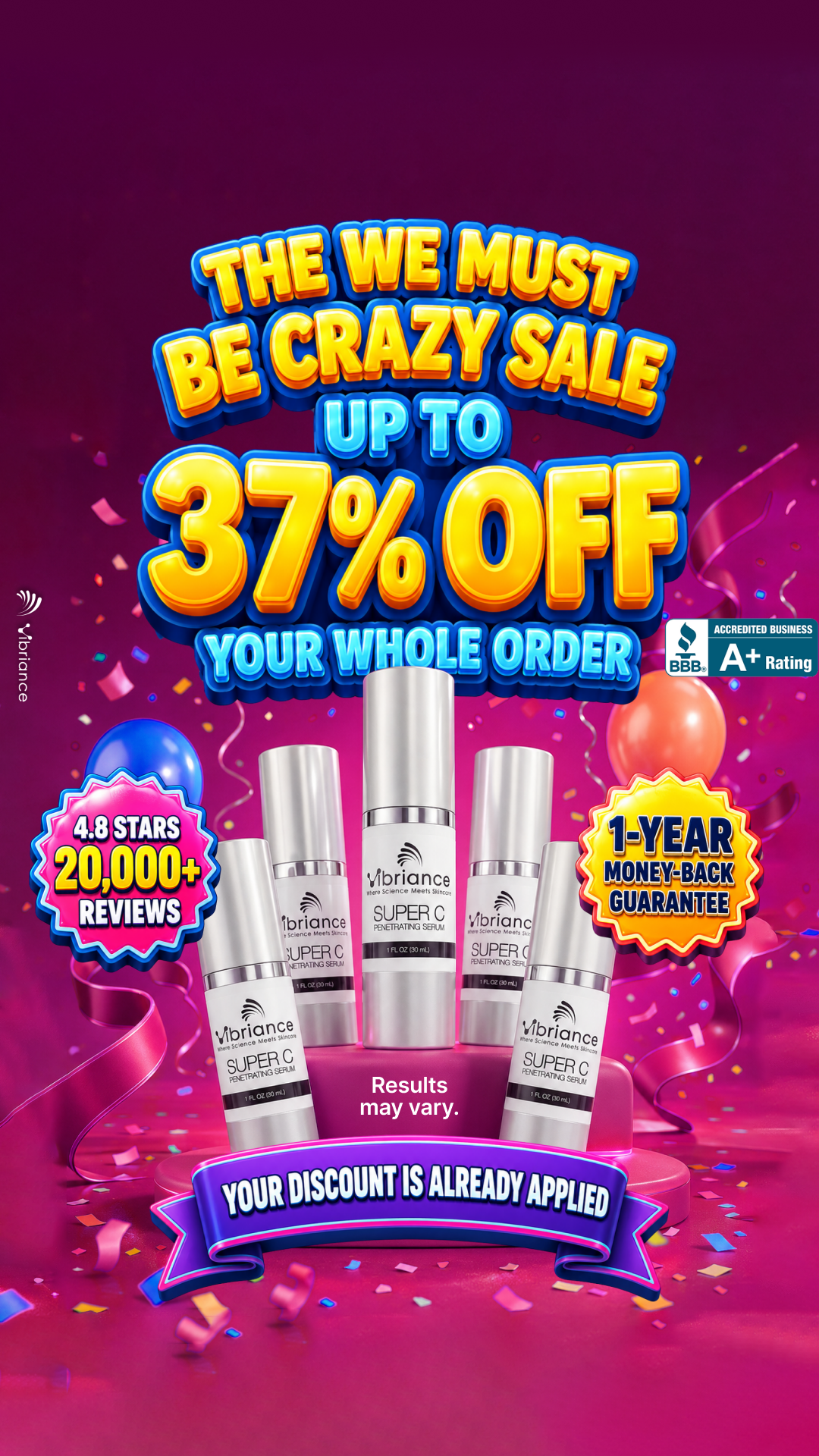 Vibriance Facebook ad: How Older Women Take Care of Their Skin. (in 2026)