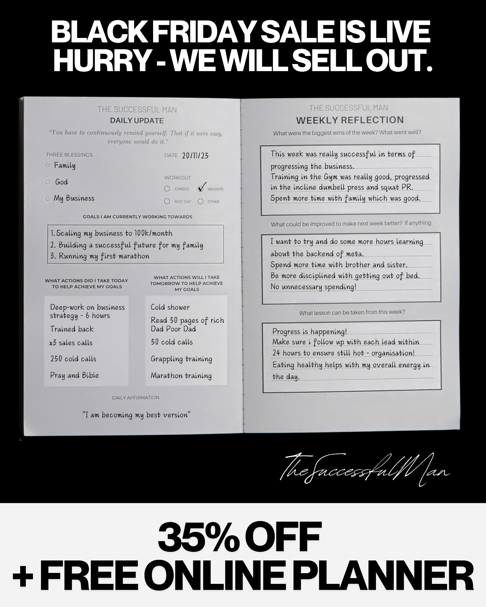 The Successful Man Facebook ad
