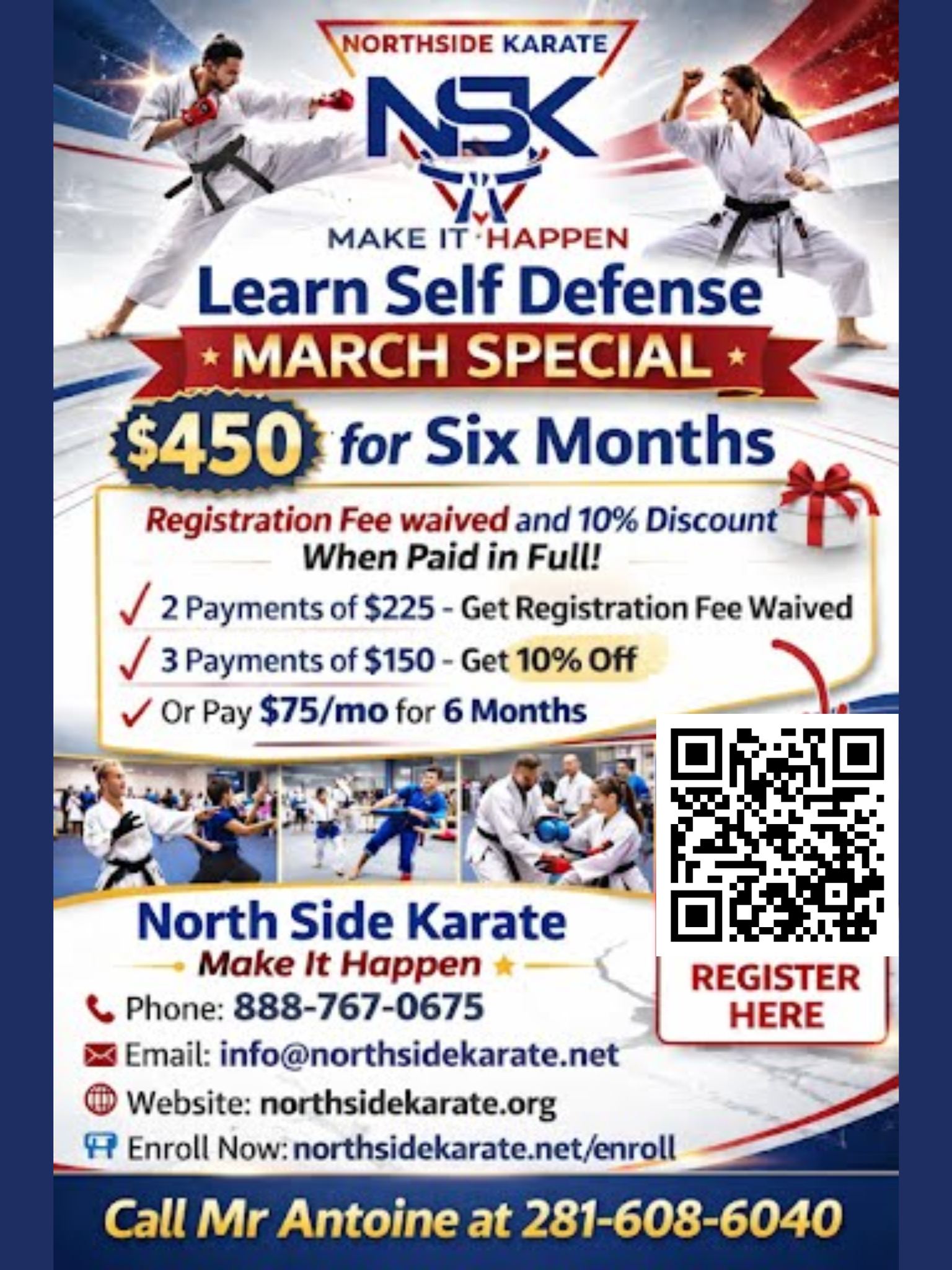 Northside Karate Facebook ad