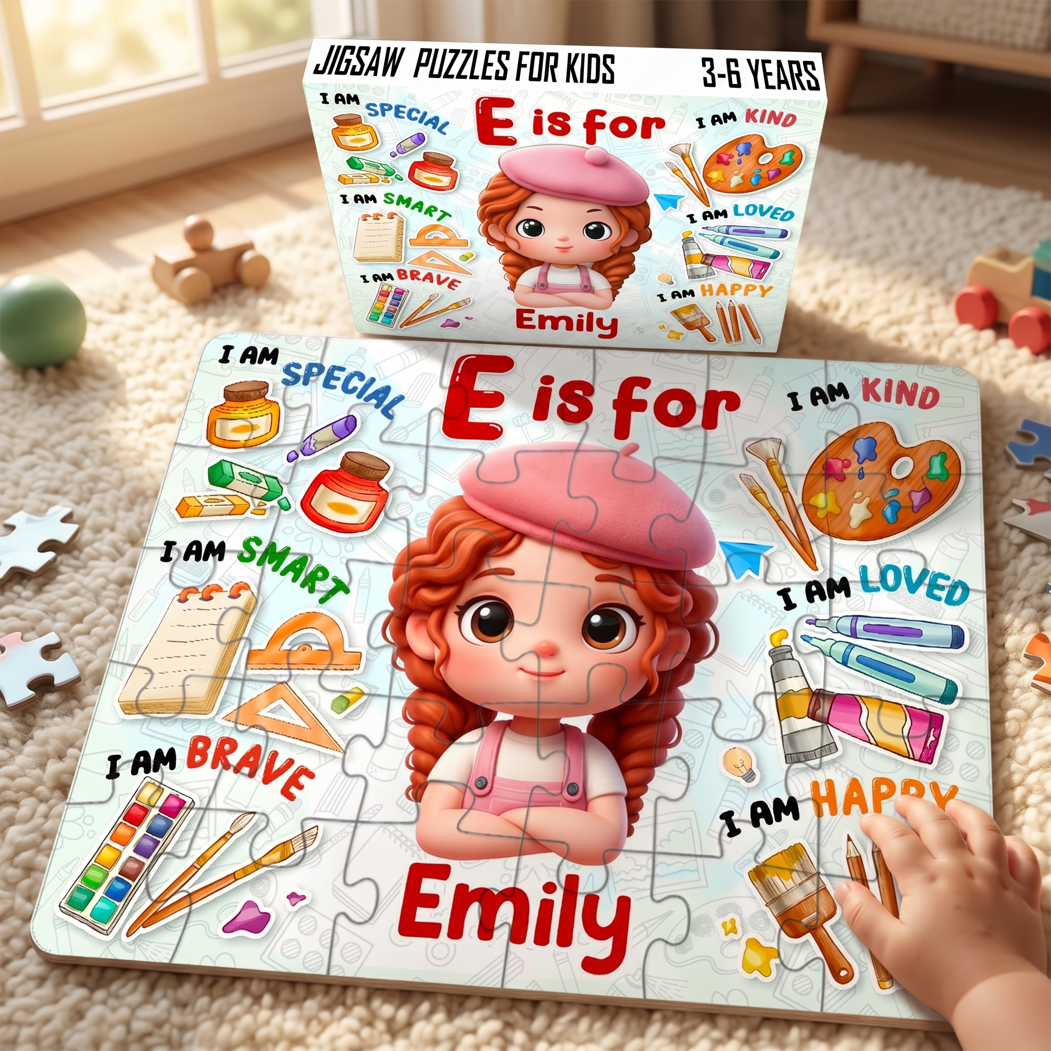 Gossby Custom Gifts Facebook ad: The perfect personalized gift for little learners.