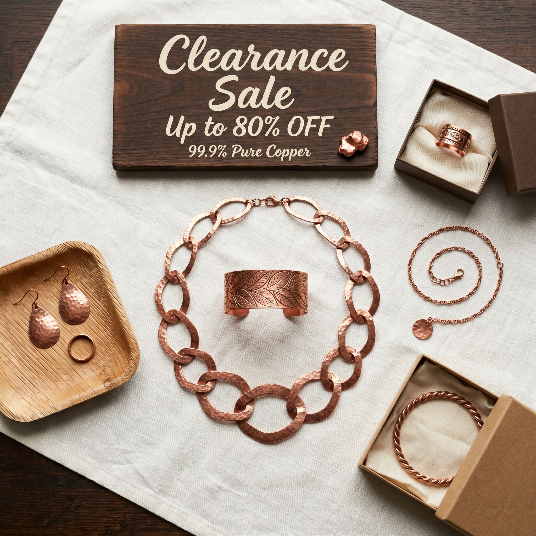 Vera’s Copper Jewelry Facebook ad