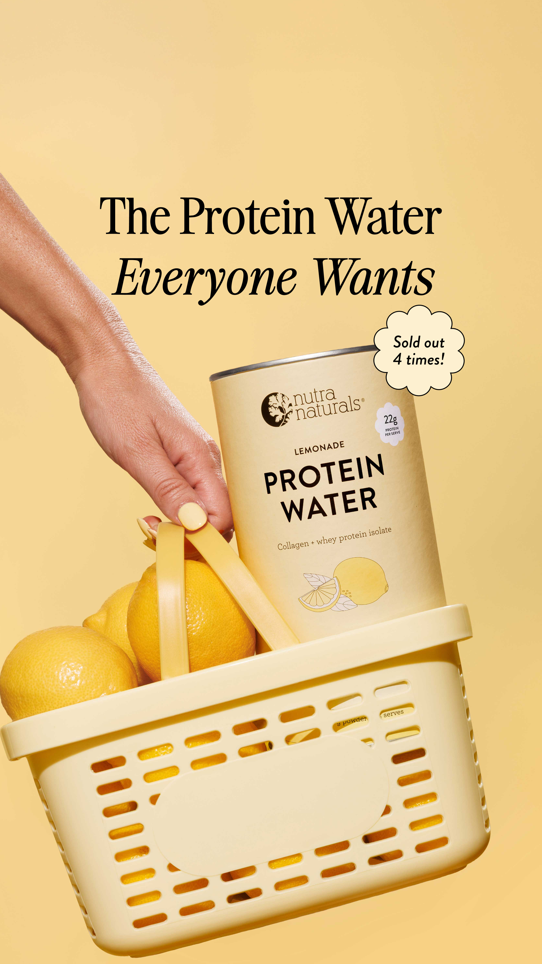 Nutra Naturals Facebook ad: SOLD OUT 4 times