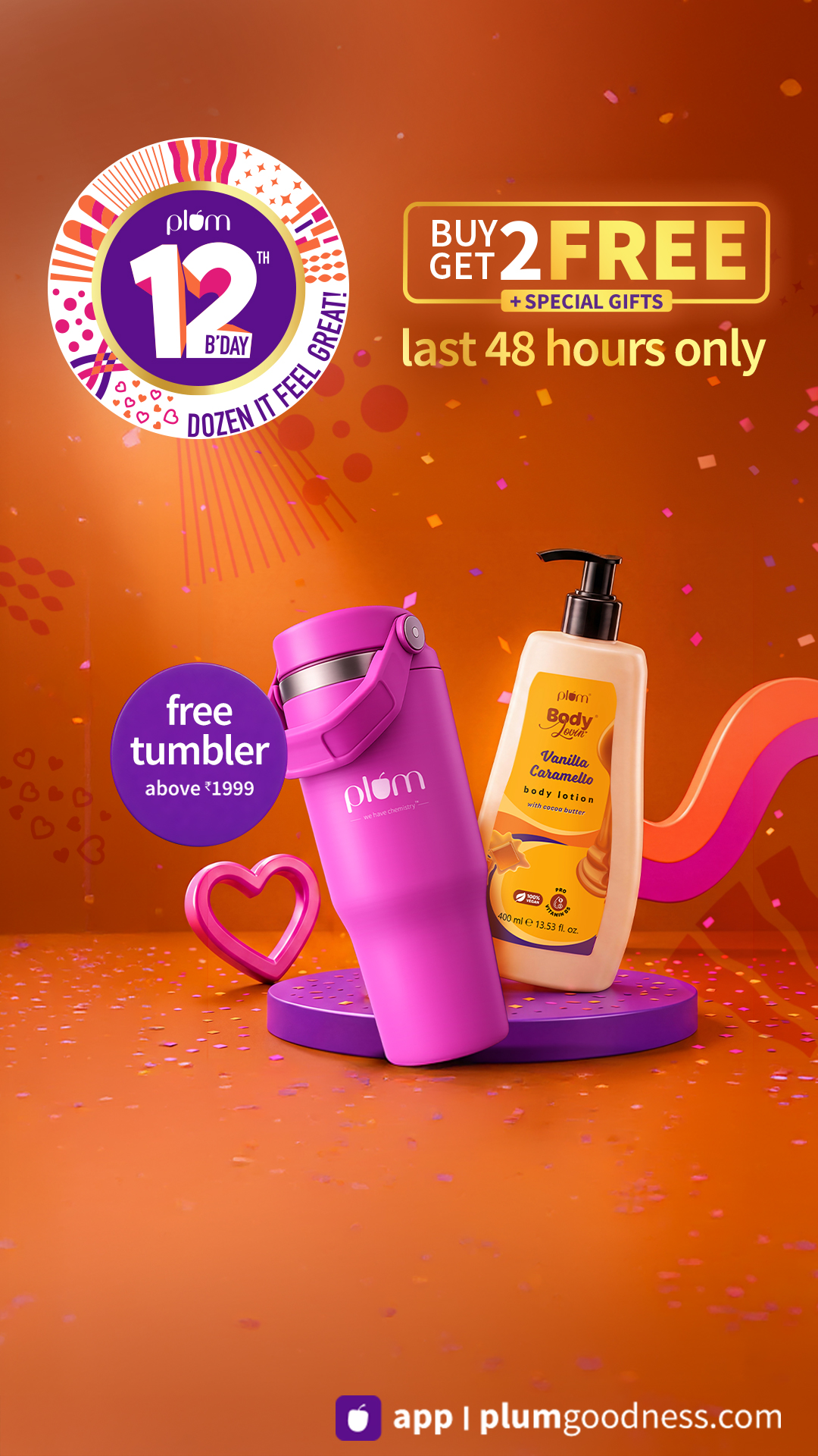 Plum BodyLovin' Facebook ad