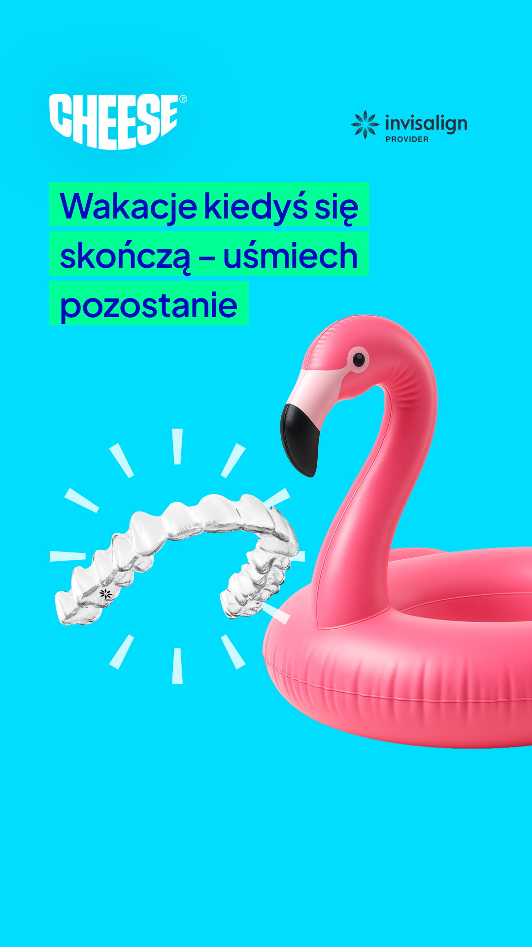Cheese Ortodoncja Przyszłości Facebook ad