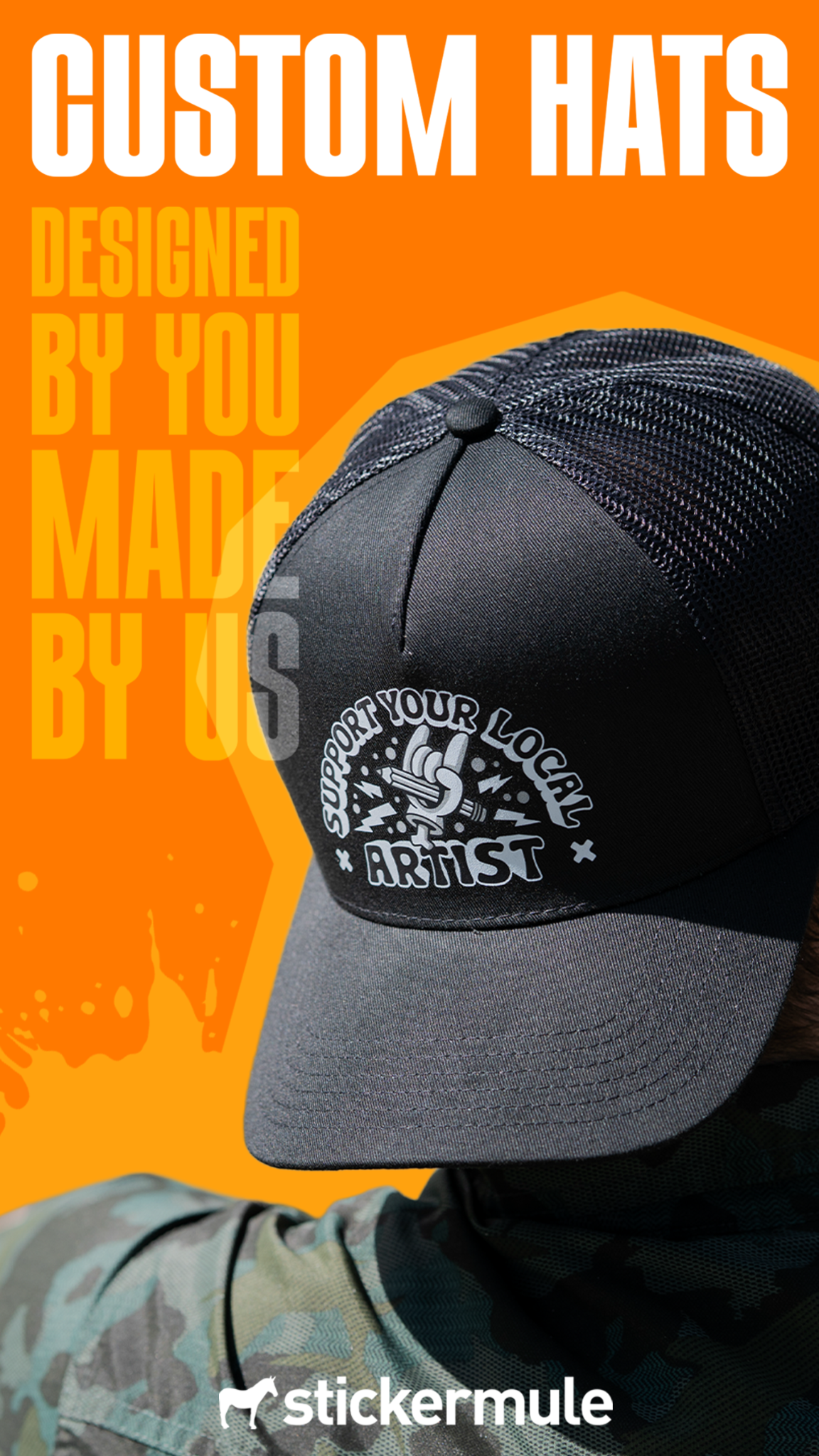 Sticker Mule Facebook ad