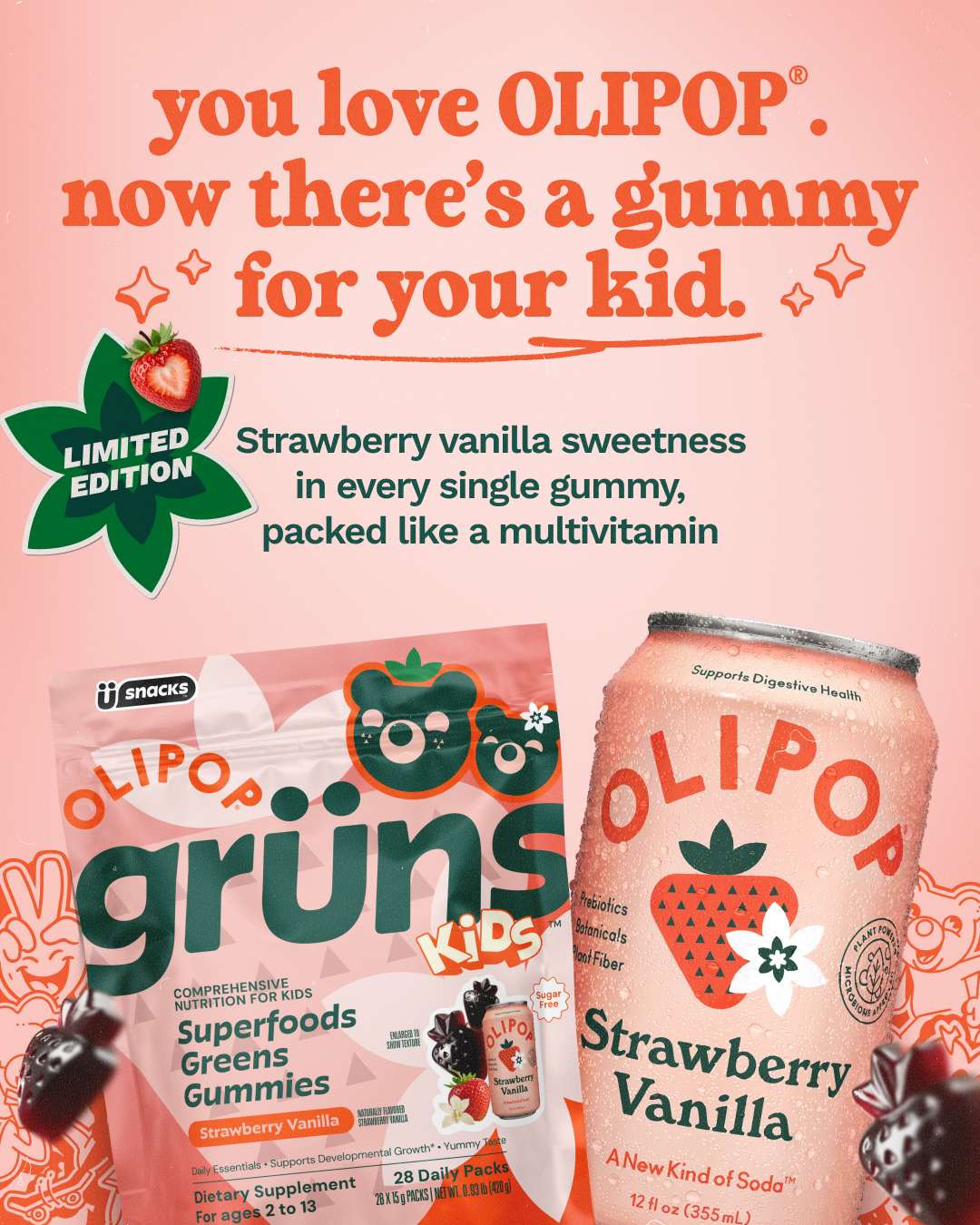 Grüns Kids Facebook ad