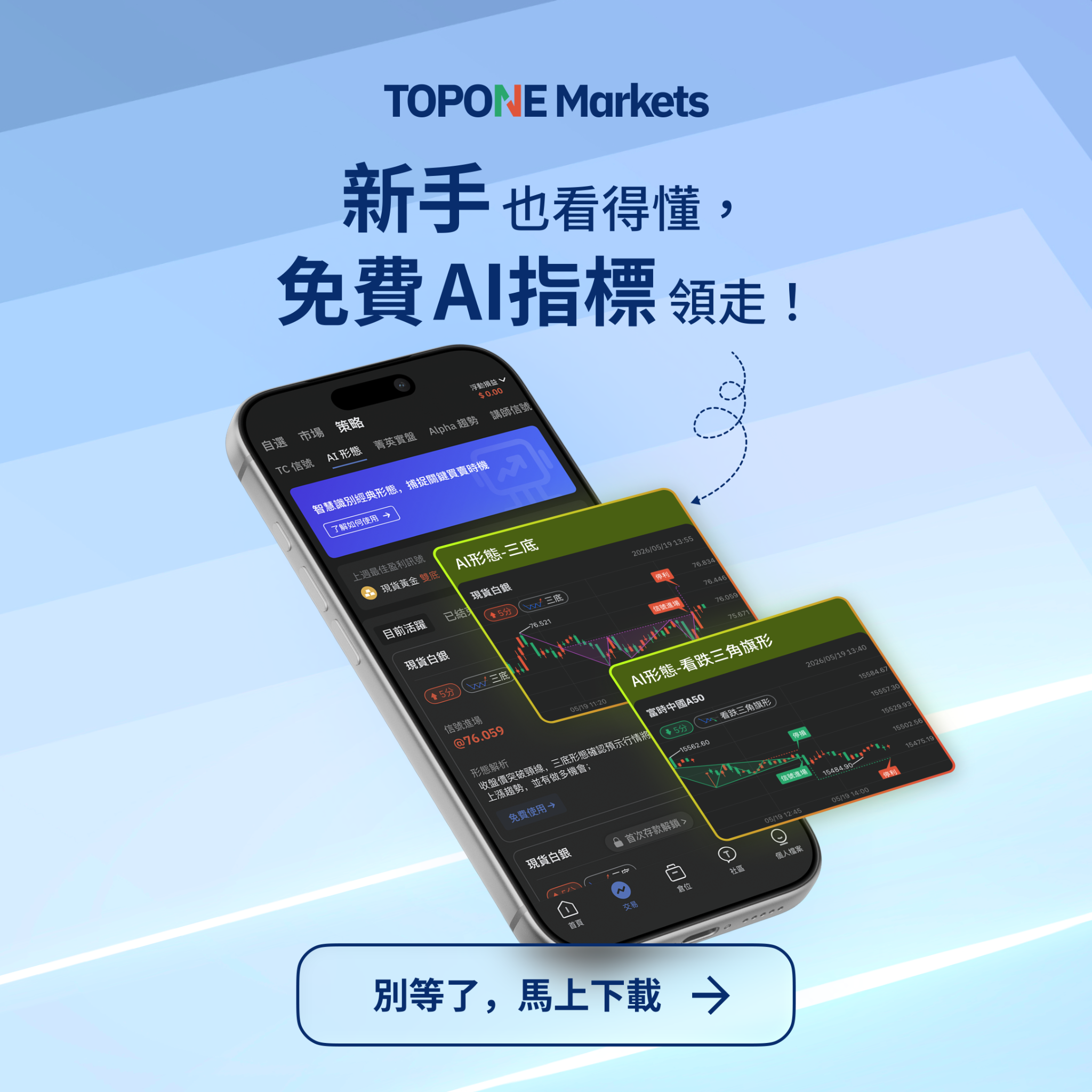 Topone-1 Facebook ad: TOPONE Markets - AI Trade
