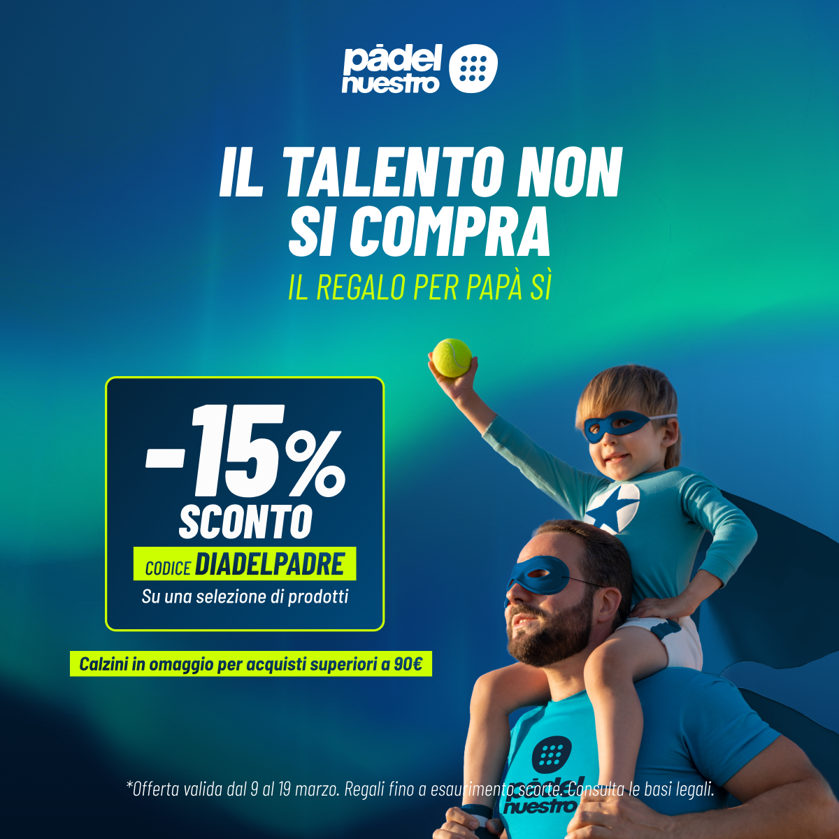 Padel Nuestro Italia Facebook ad