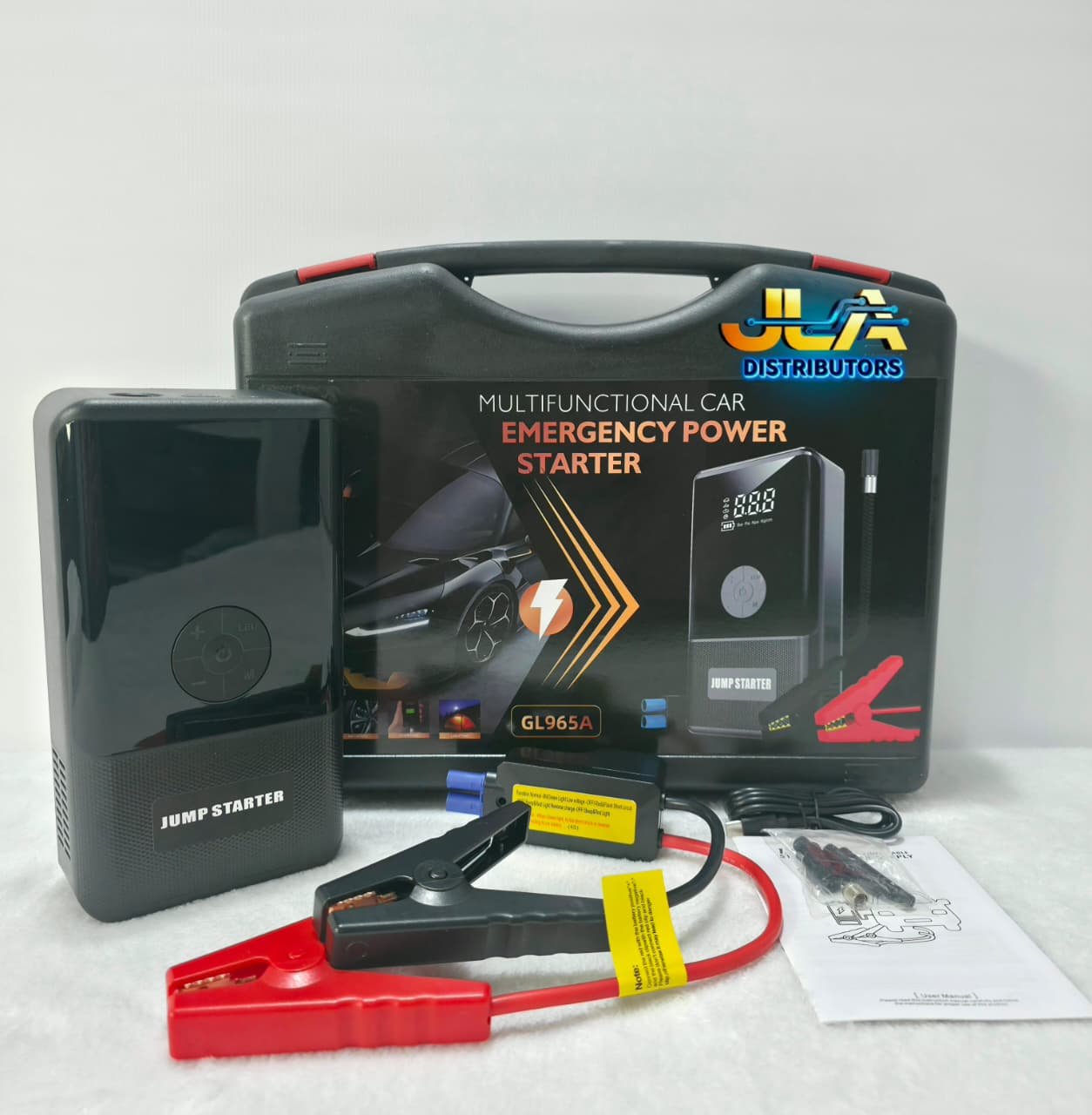 Ajay Romano Ajodha Facebook ad: 12V Battery Jump Starter & Compressor Multifunctional…