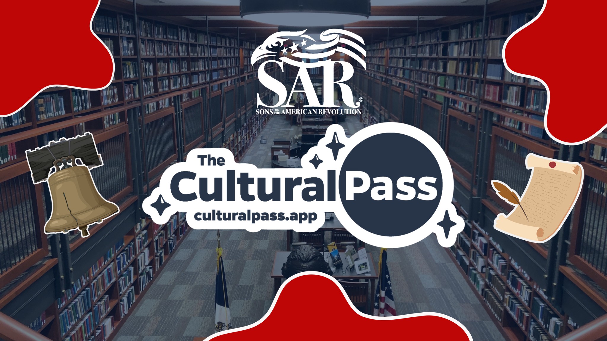 SAR Genealogical Research Library Facebook ad: Join the SAR as part of Louisville's Cultural Pass Program!