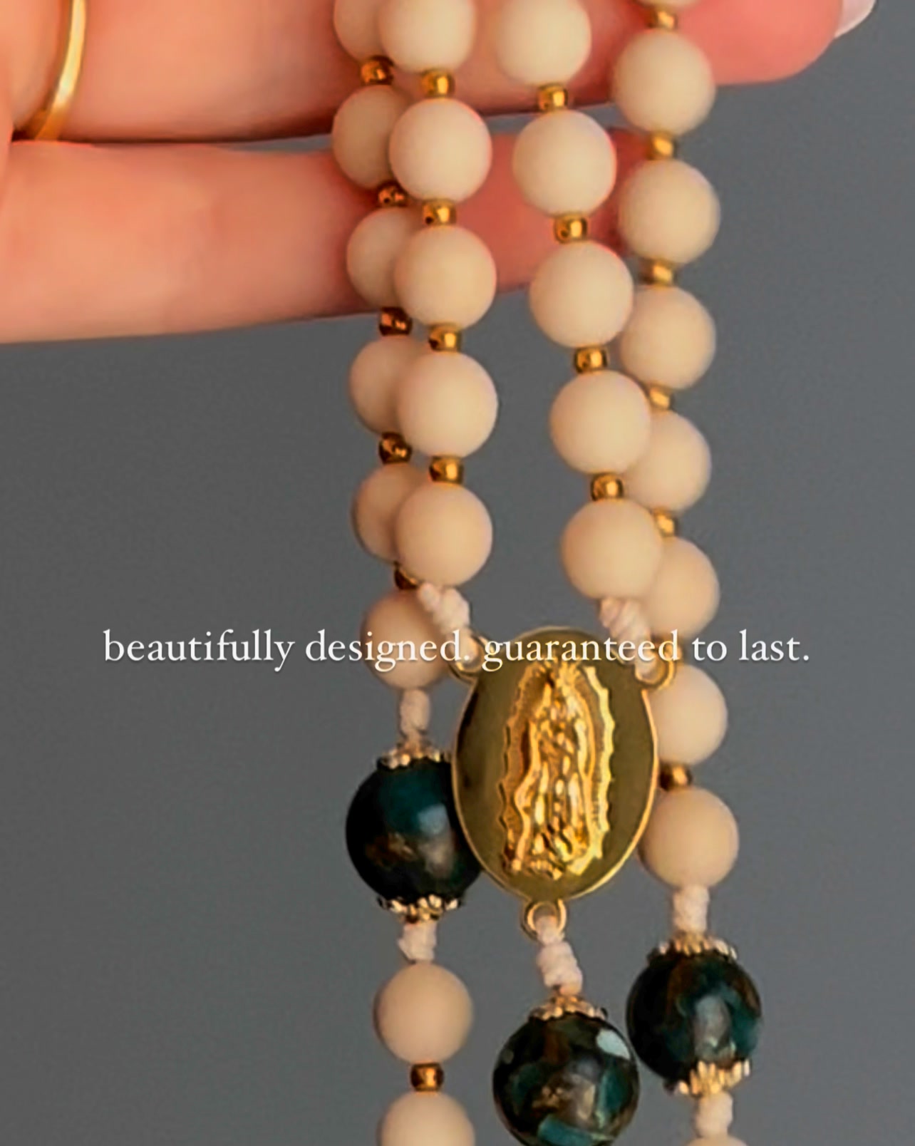 West Coast Catholic Facebook ad: Handmade Gemstone Rosaries