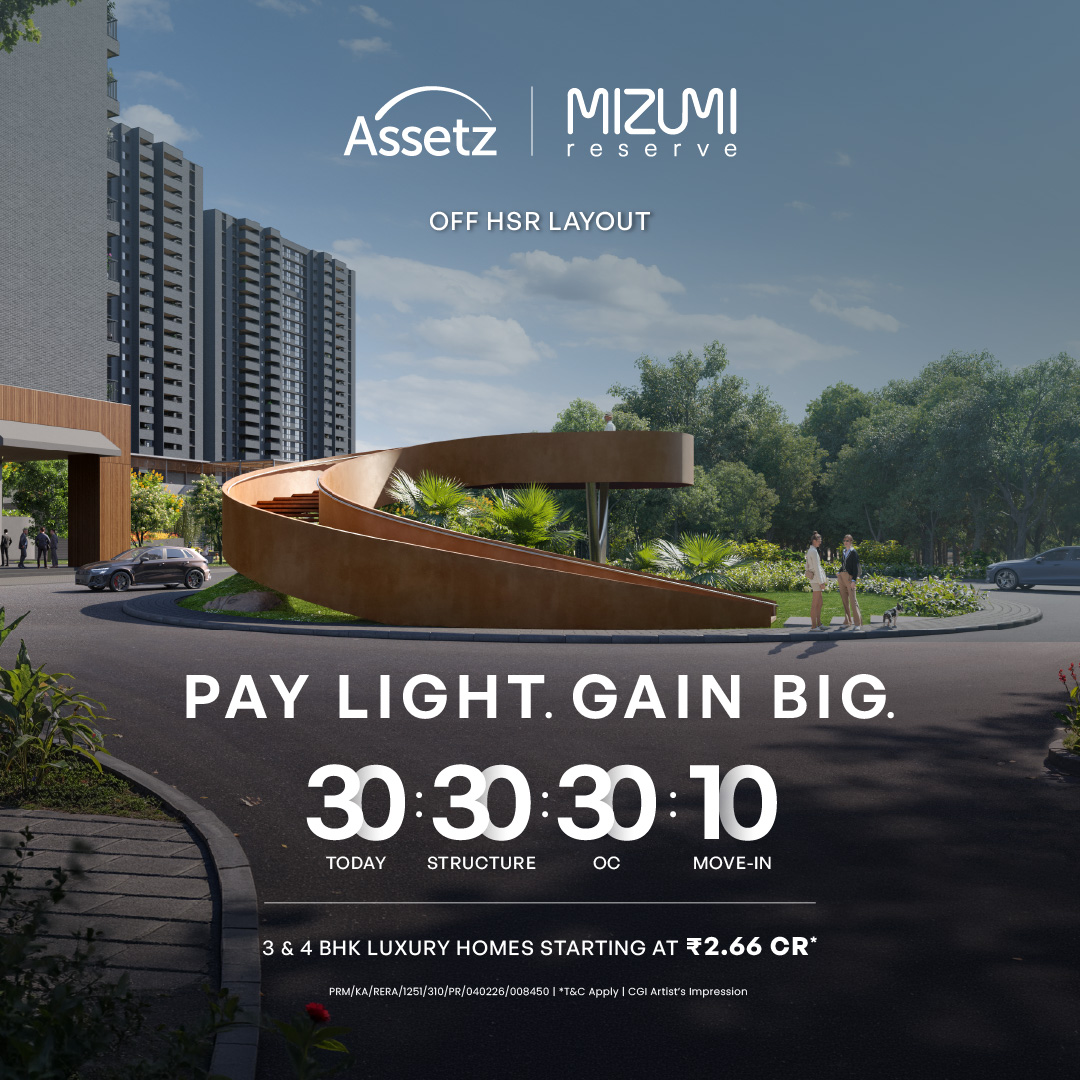 Assetz Property Group Facebook ad: Assetz Mizumi Reserve, Off HSR Layout