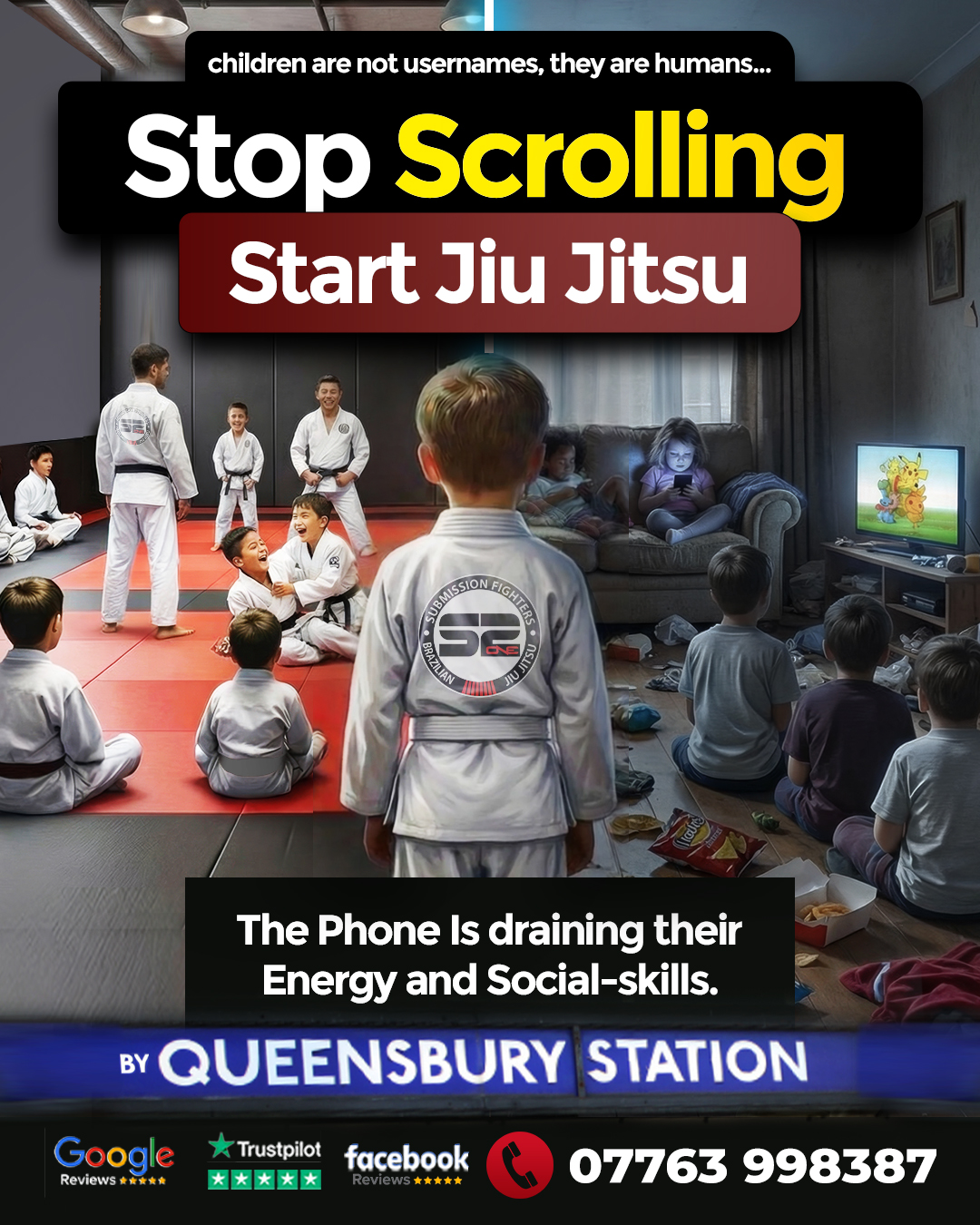 S2one Jiu Jitsu Academy Facebook ad from Mar 7, 2026